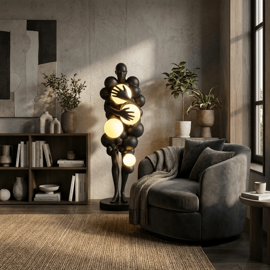 Nocturne Bloom Figure Floor Lamp - Image 6