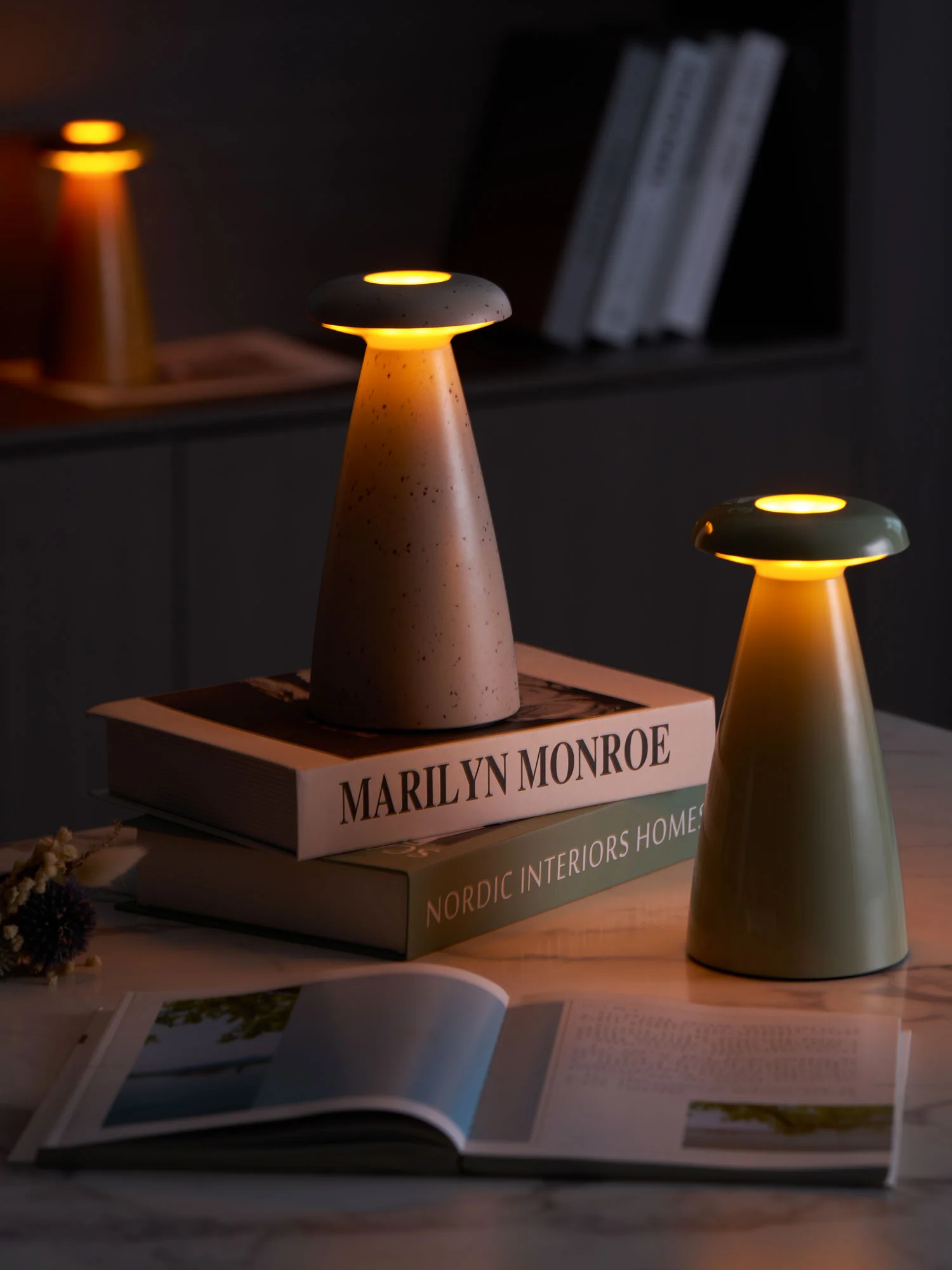 Noko Mushroom Rechargeable Table Lamp - Image 3