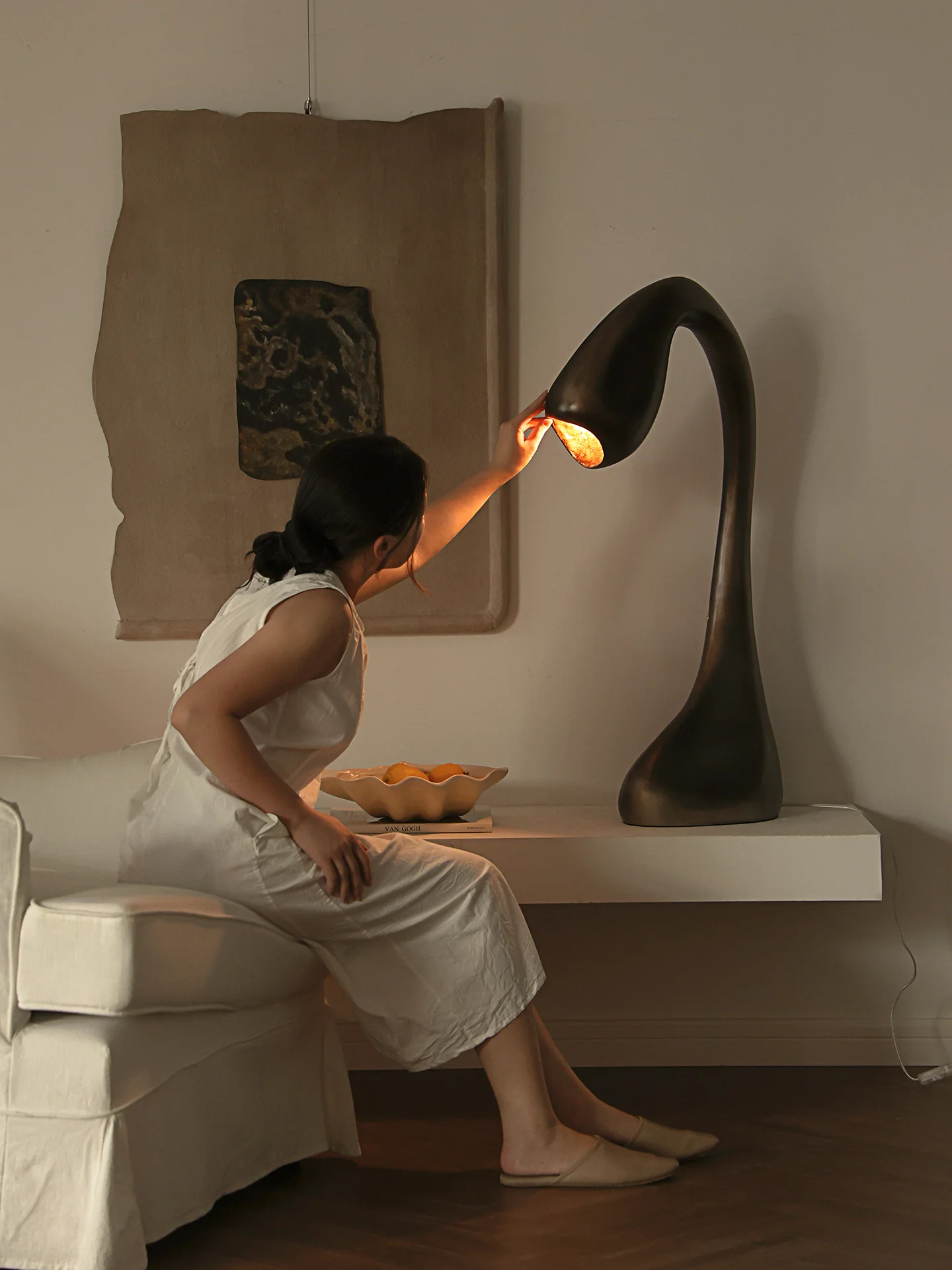 Noor Sculptural Table Lamp - Image 3