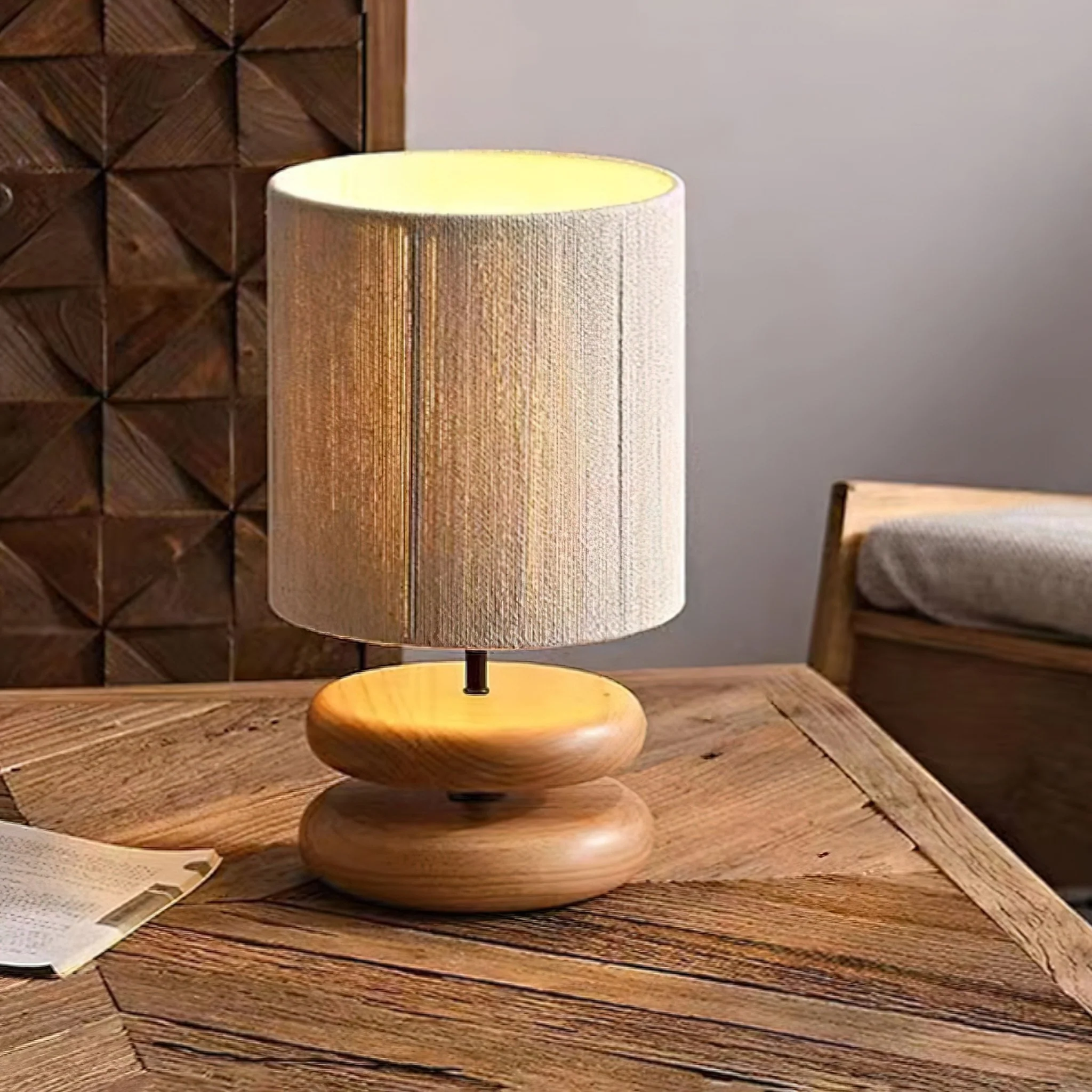 Nora Wood Table Lamp - Image 2