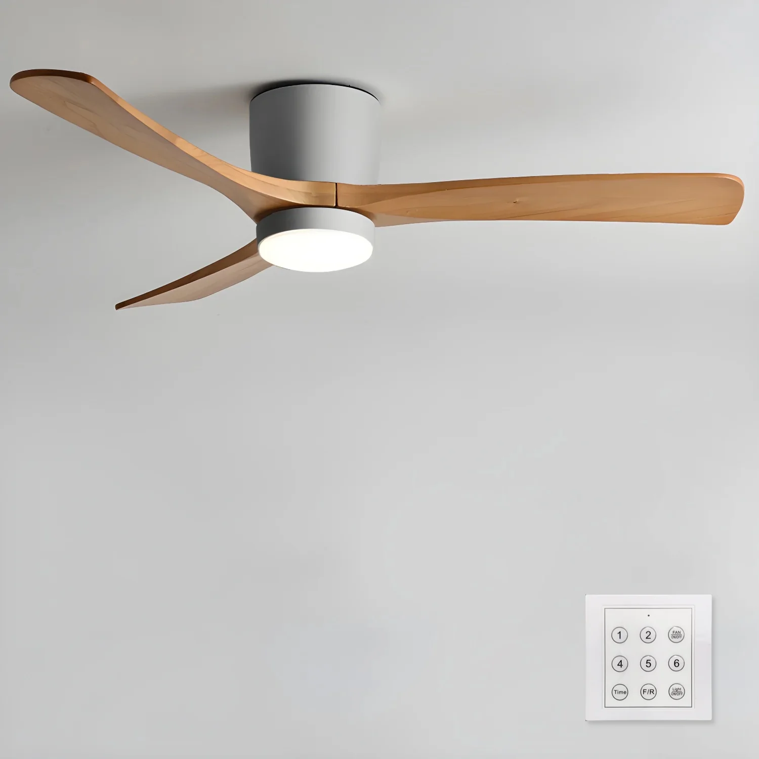 Nordic Wooden Ceiling Fan Light - Image 46