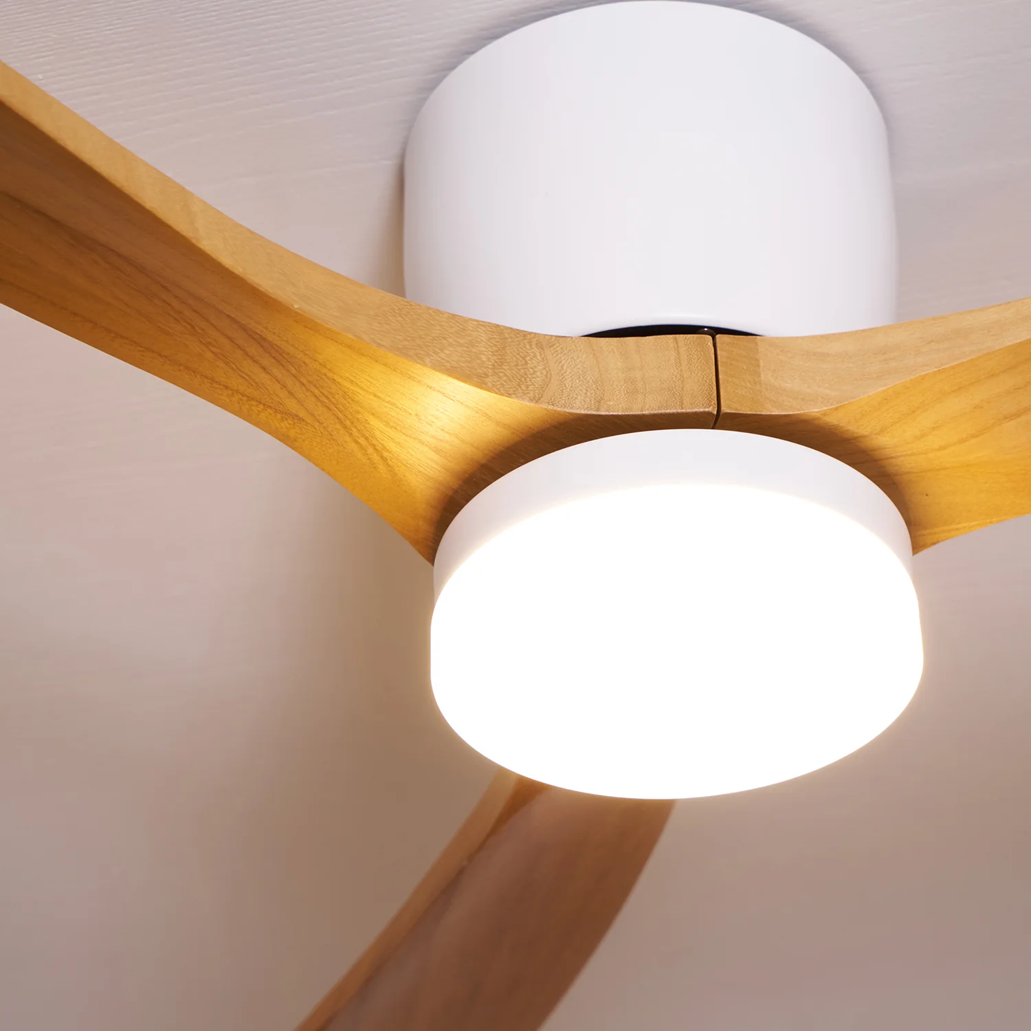 Nordic Wooden Ceiling Fan Light - Image 53