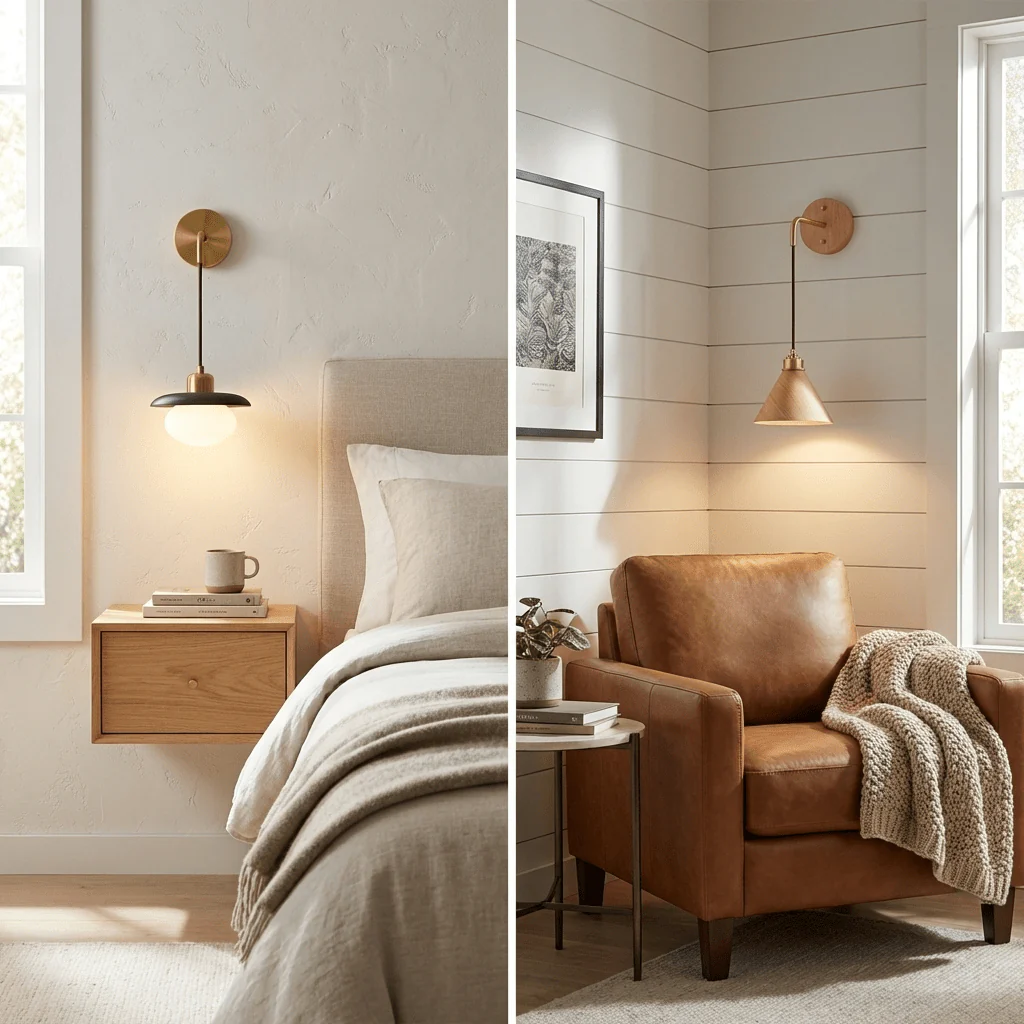 Norvyn Wood Drop Wall Lamp - Image 6