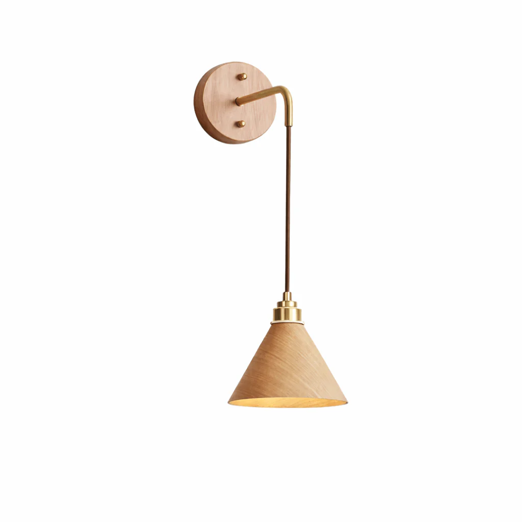 Norvyn Wood Drop Wall Lamp - Image 9