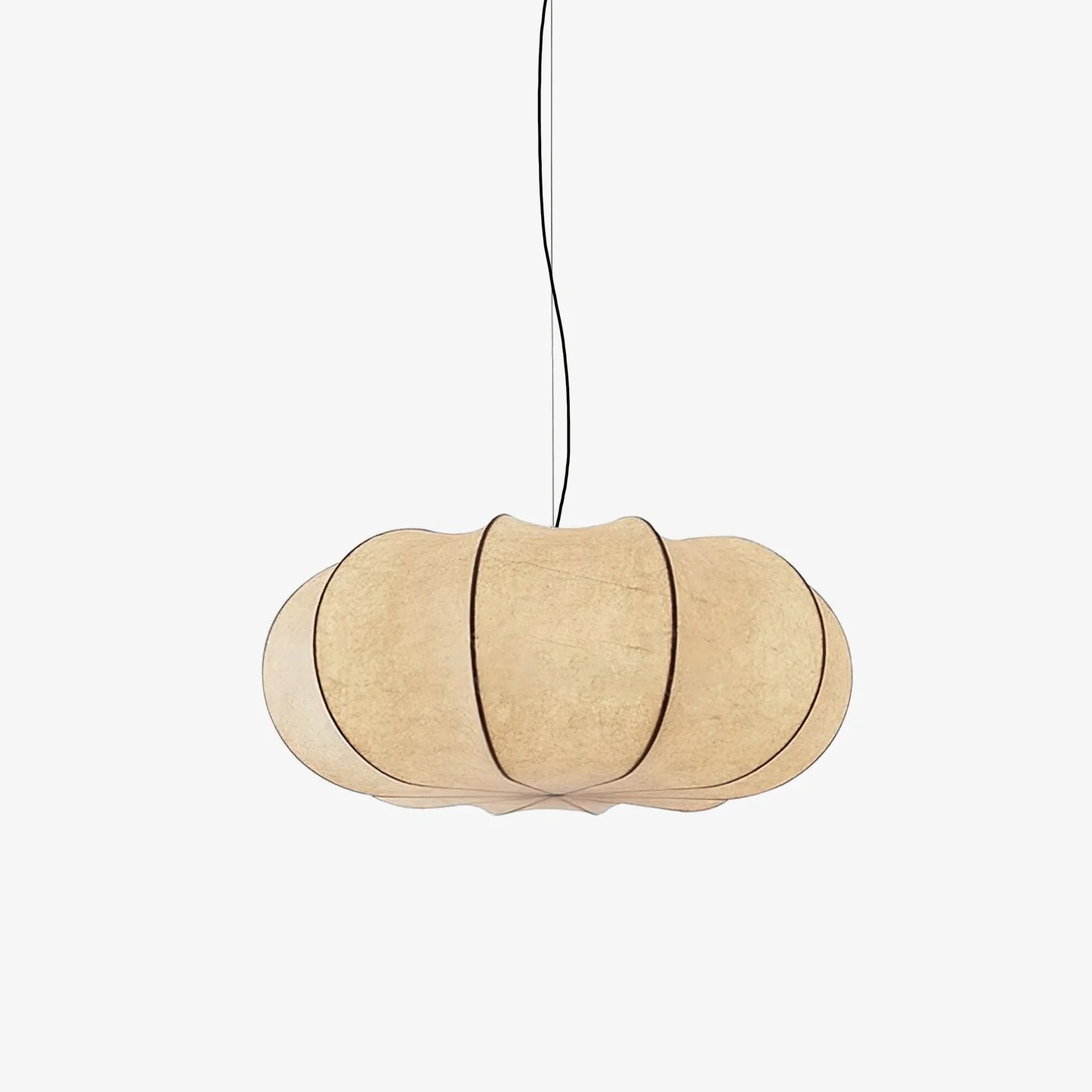 Oblate Silk Pendant Lamp - Image 24