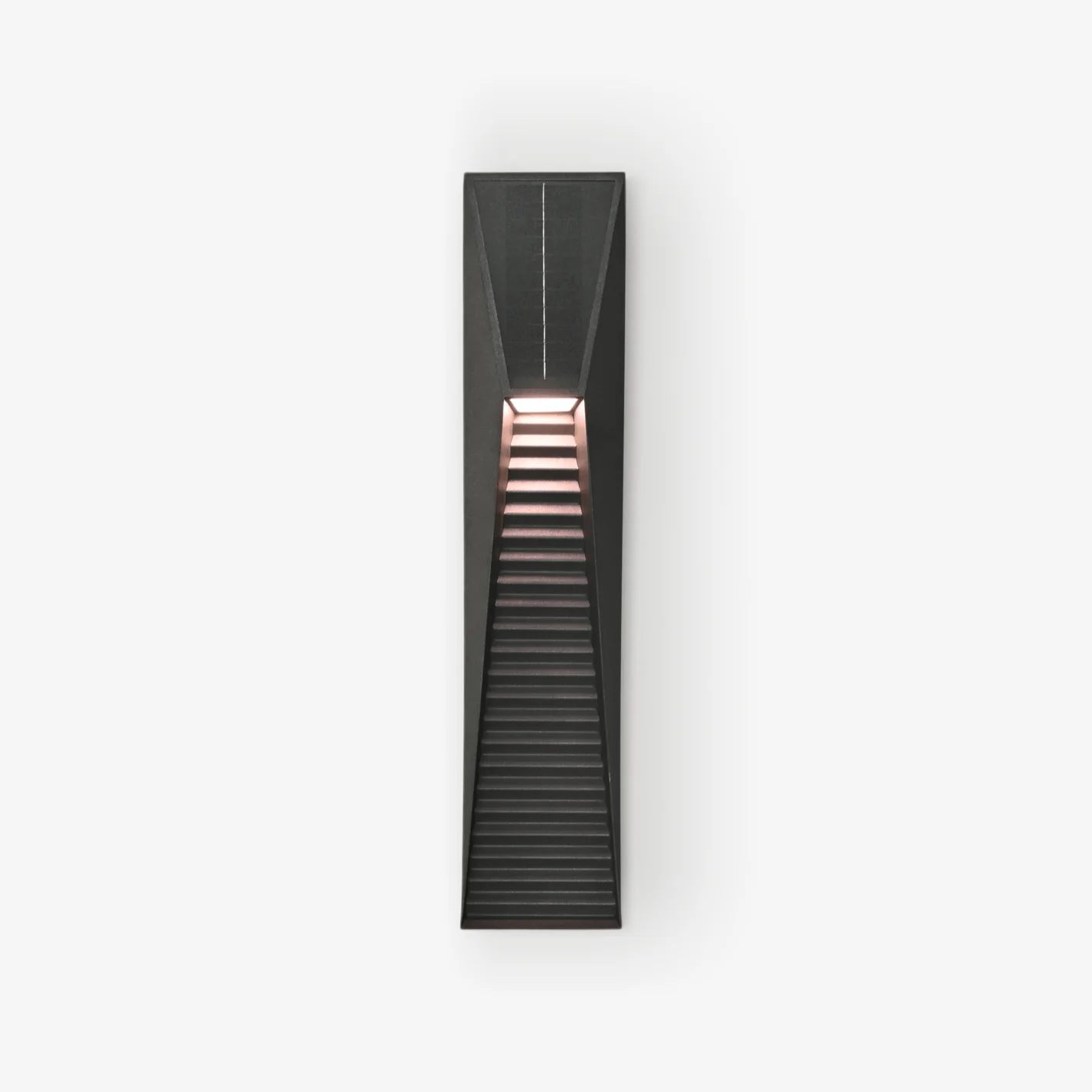 Obsidian Path Solar Outdoor Wall Light