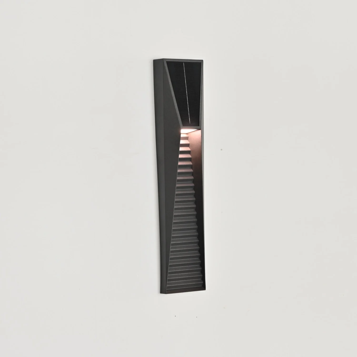 Obsidian Path Solar Outdoor Wall Light - Image 11