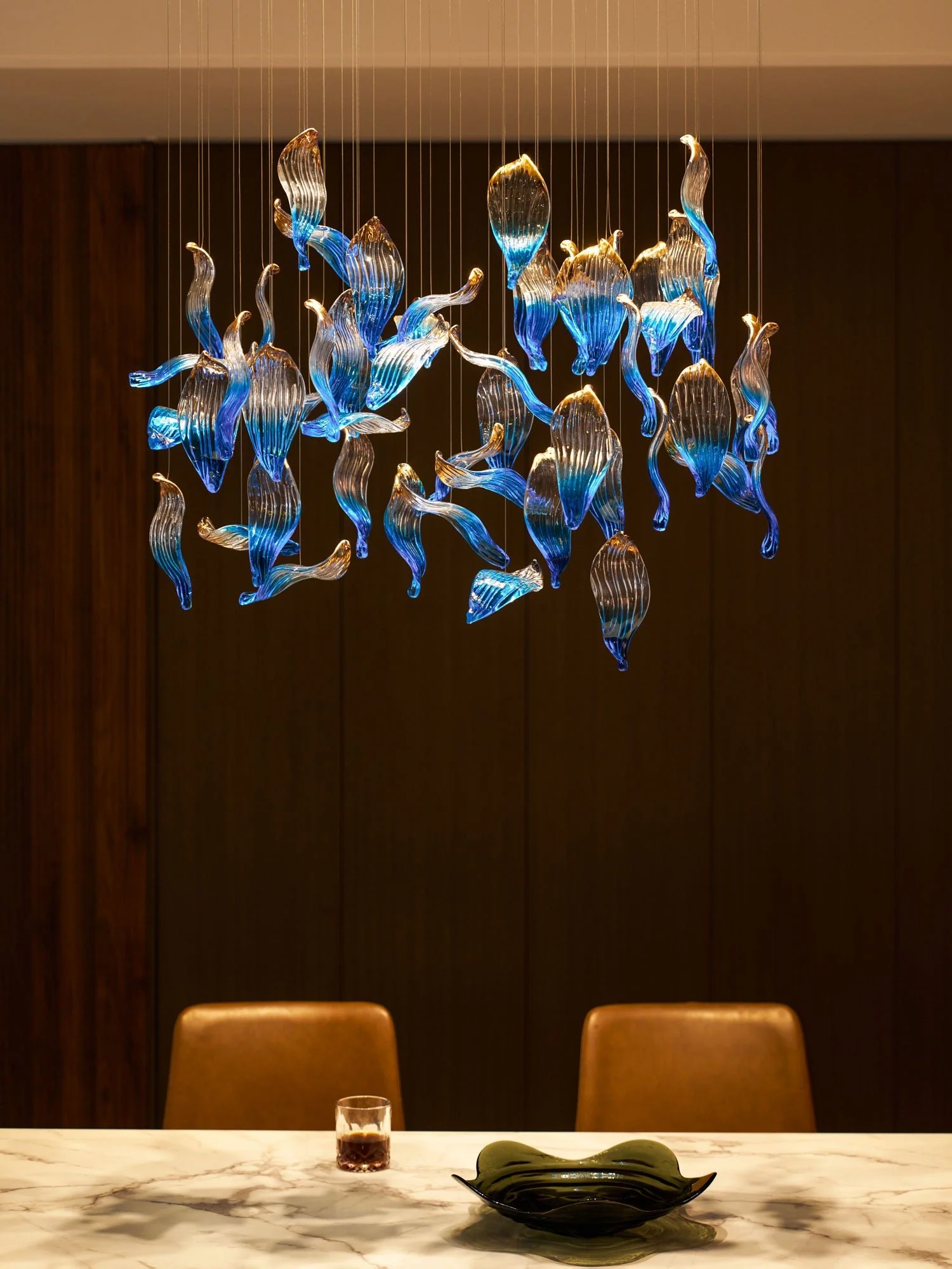 Ocean Drift Blown Glass Customize Chandelier - Image 26