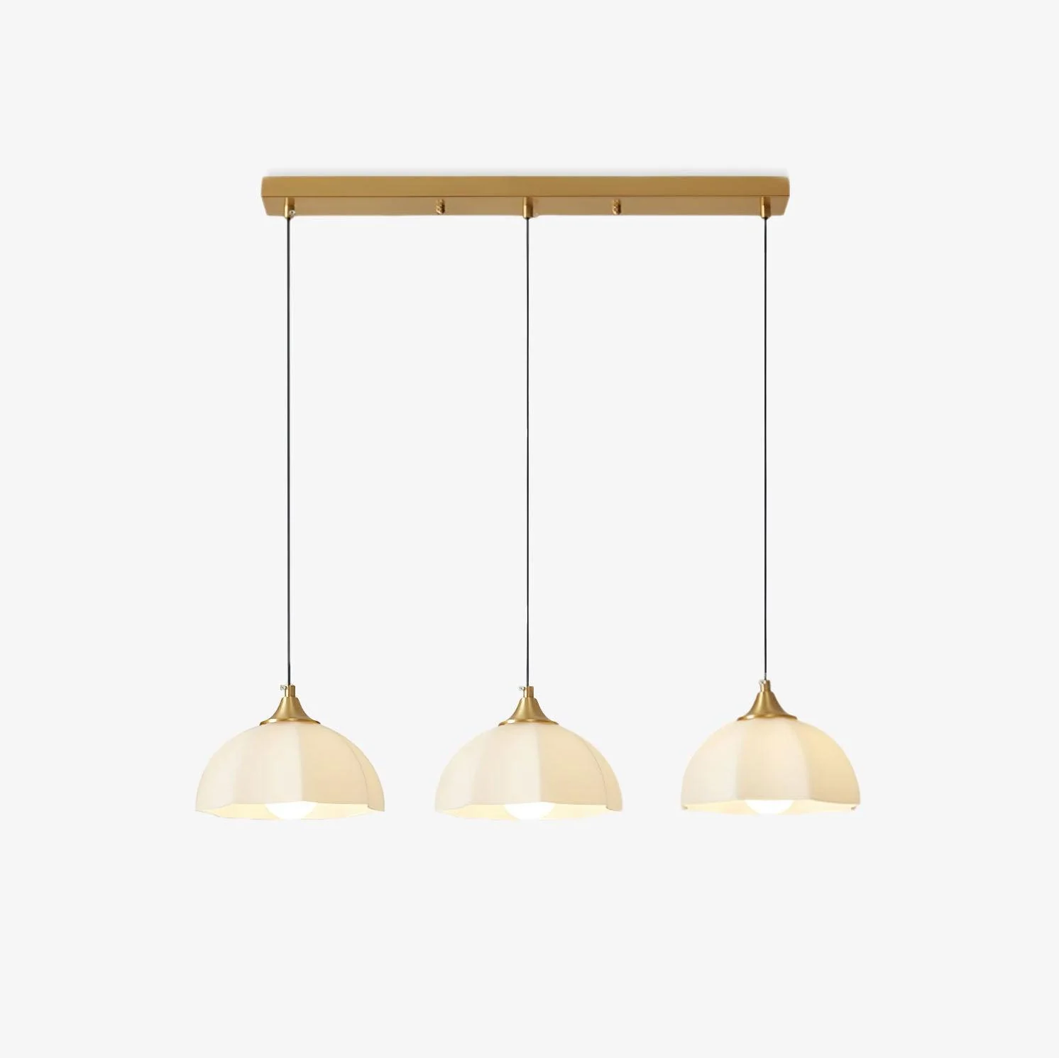Octagonal Glass Bowl Chandelier - Image 24