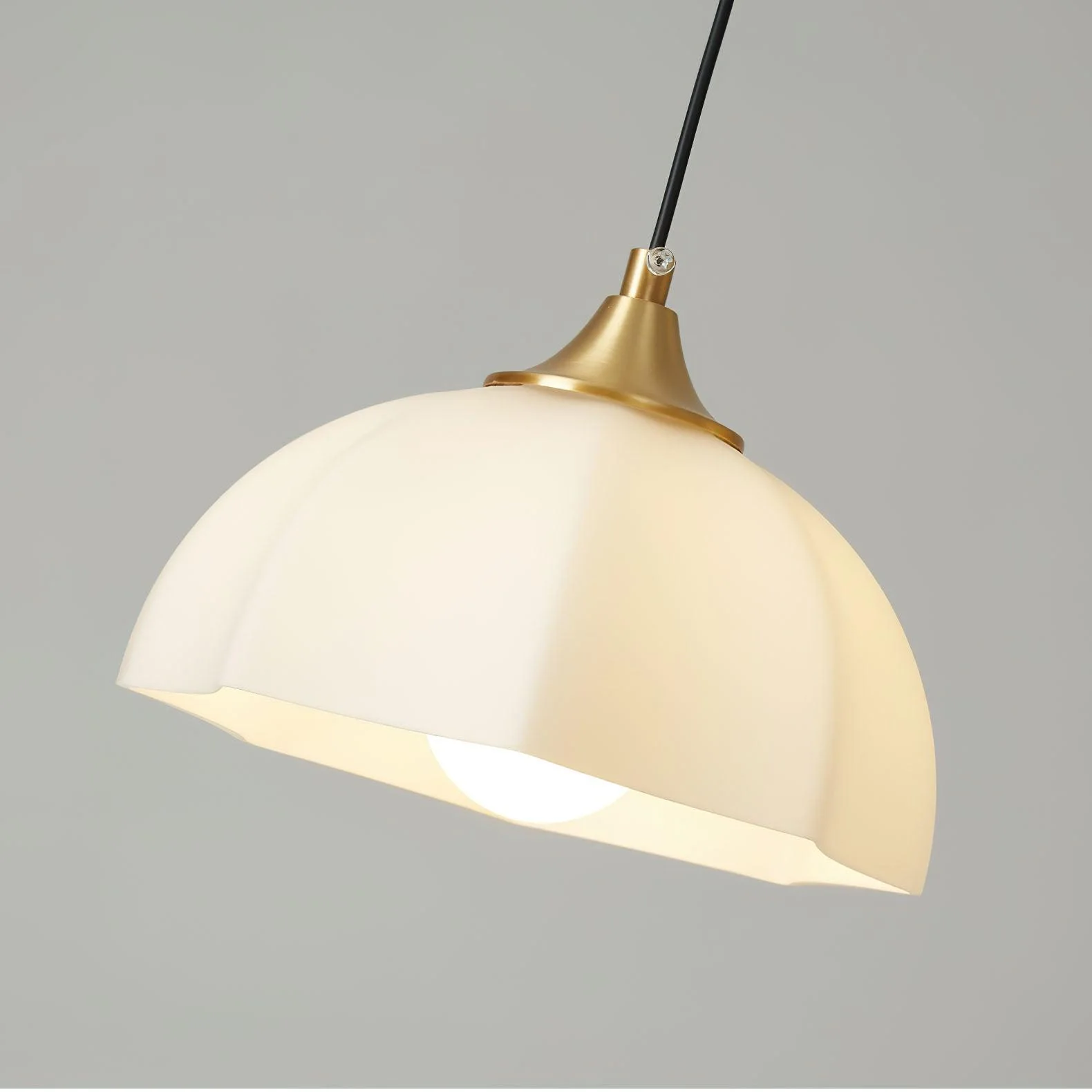 Octagonal Glass Bowl Chandelier - Image 27