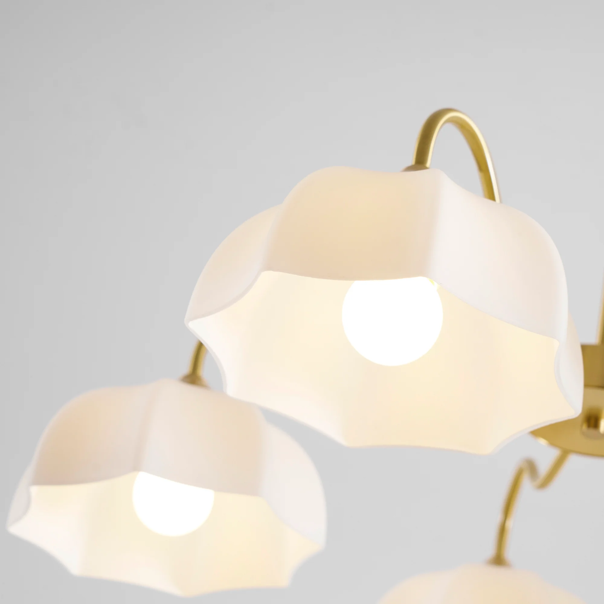 Octagonal Glass Bowl Chandelier - Image 52