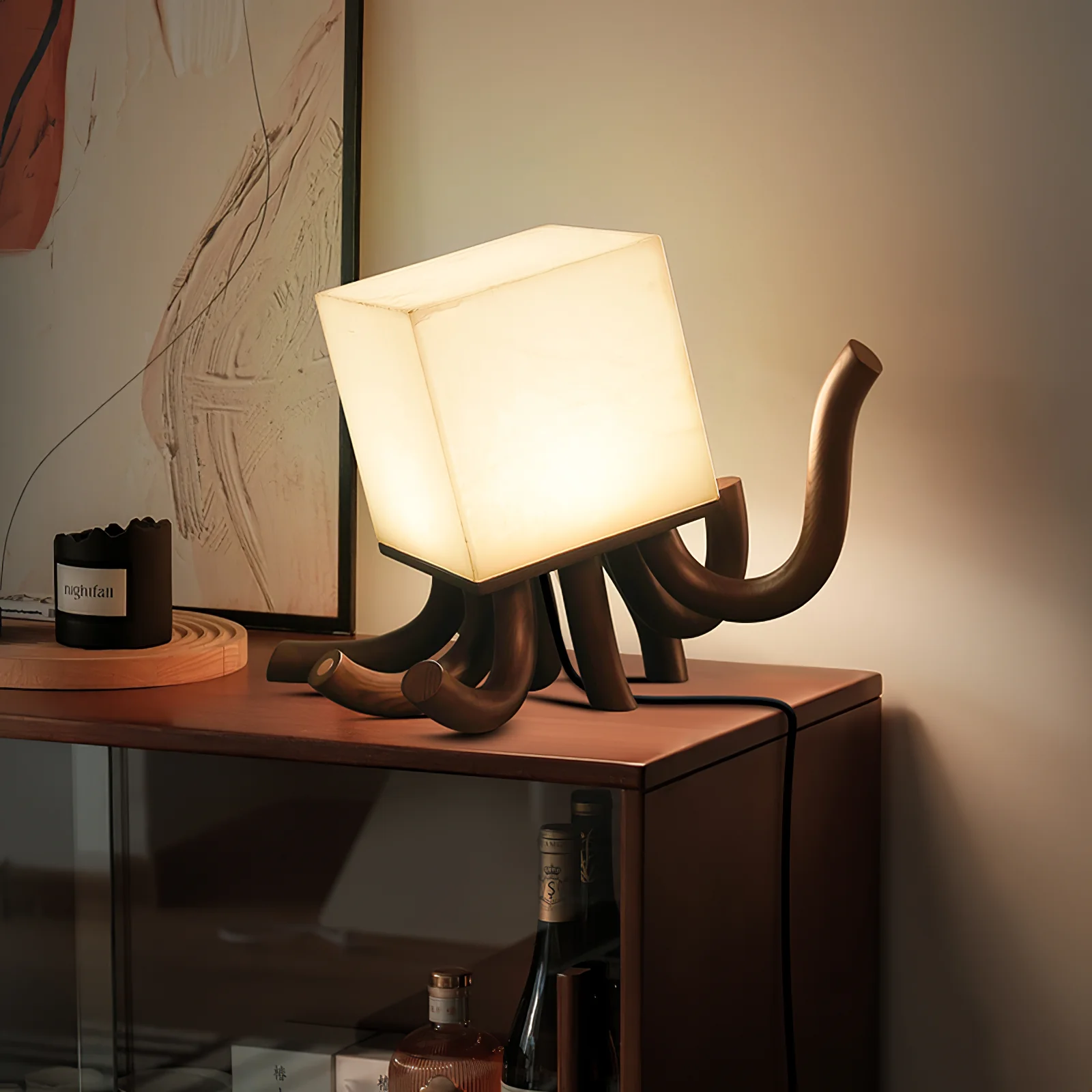 Octavia Alabaster Table Lamp - Image 11
