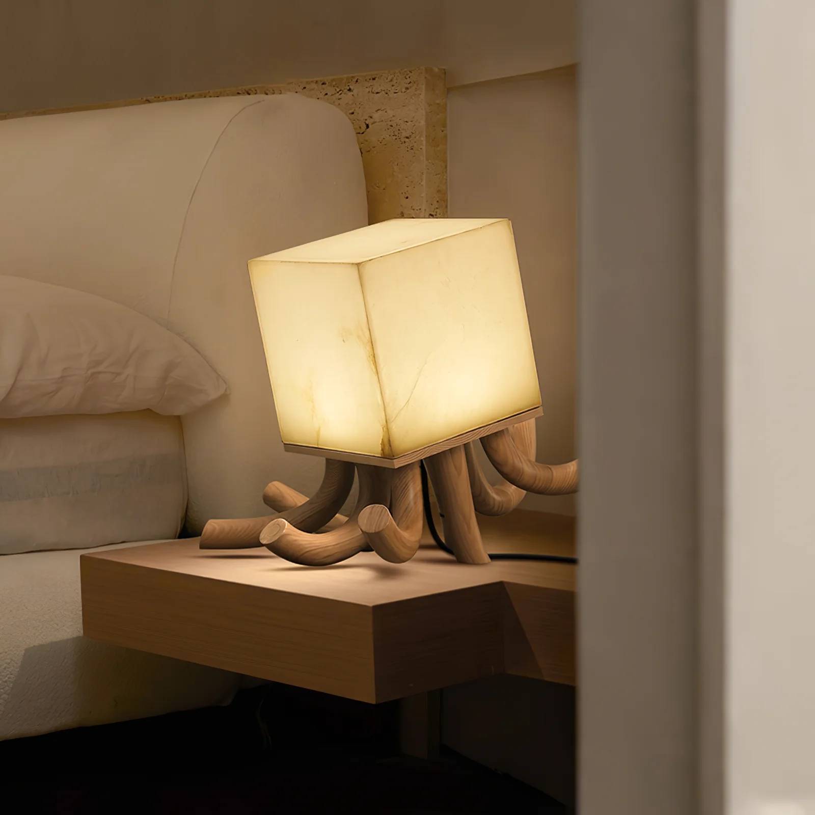 Octavia Alabaster Table Lamp - Image 2