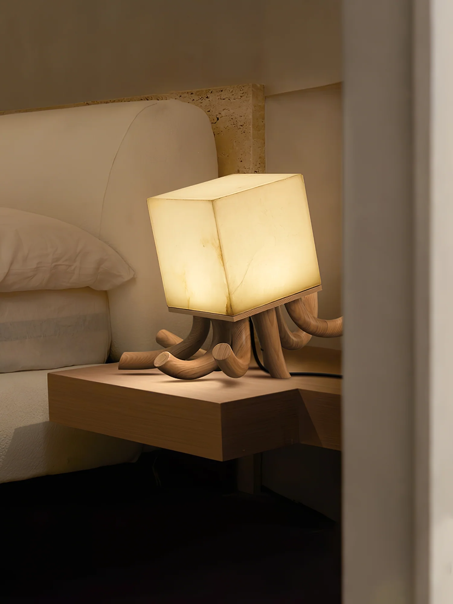 Octavia Alabaster Table Lamp - Image 7