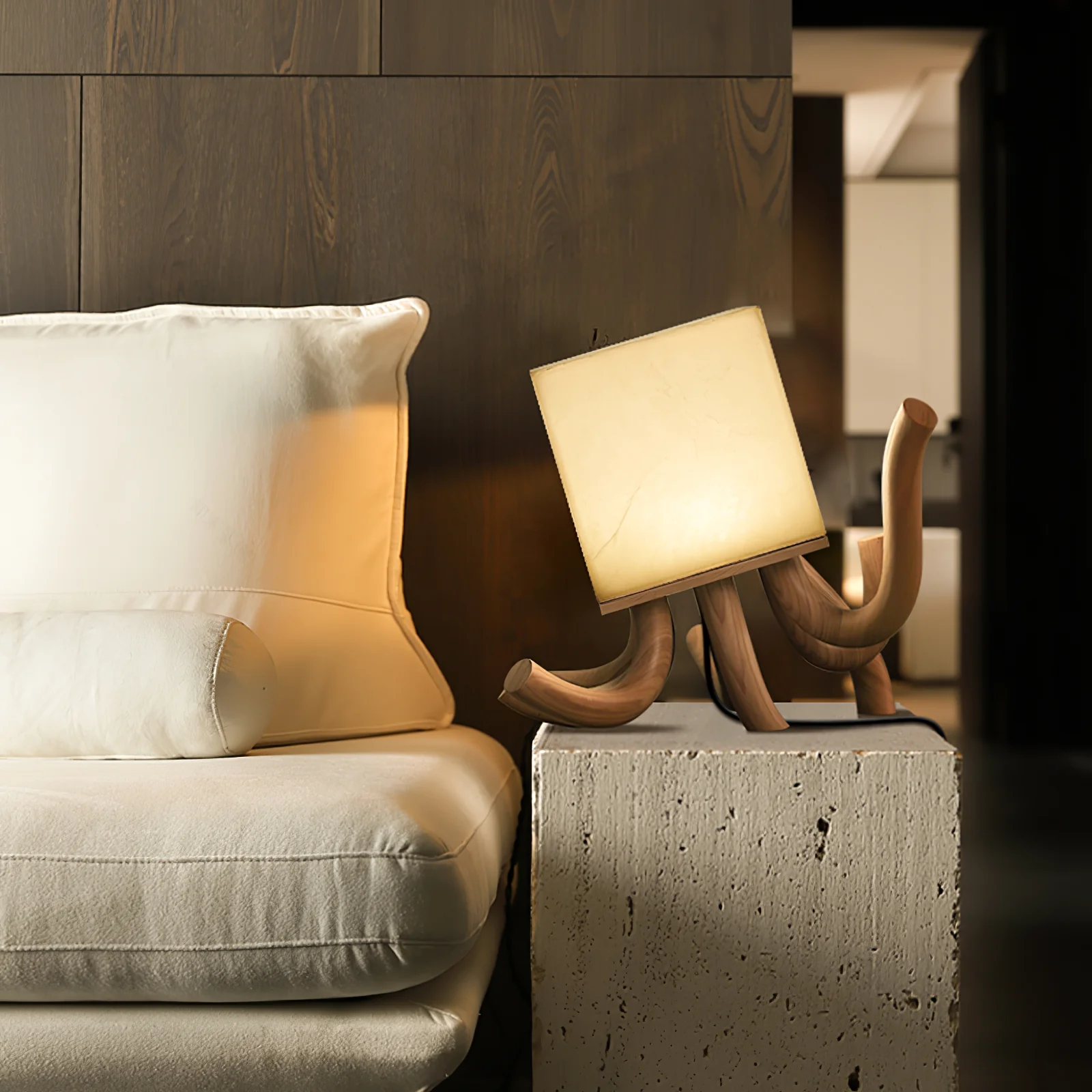 Octavia Alabaster Table Lamp - Image 9