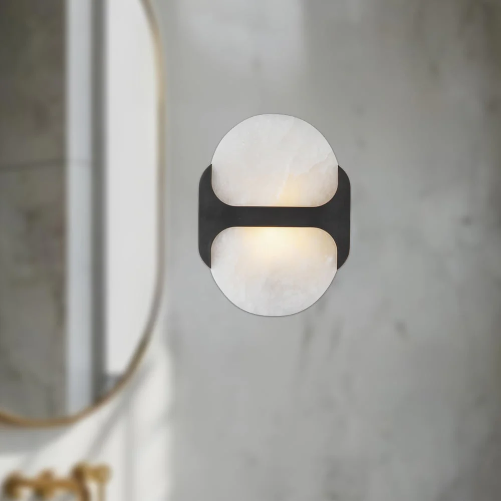 Odin Alabaster Wall Sconce - Image 19