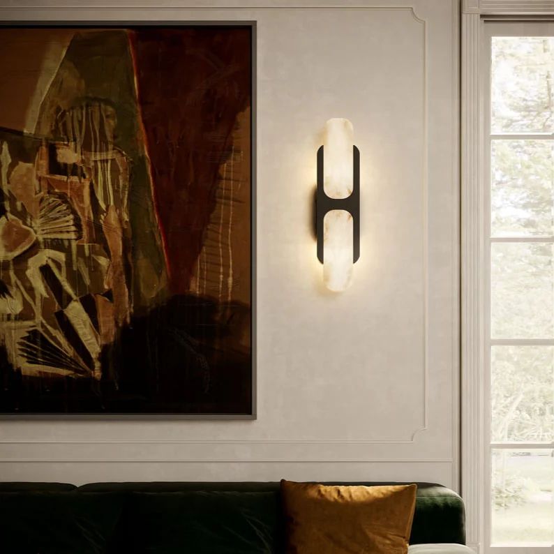 Odin Alabaster Wall Sconce - Image 2