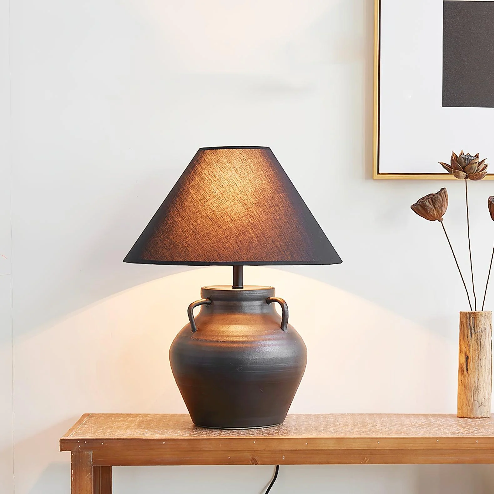 Old Wine Pot Table Lamp - Image 3