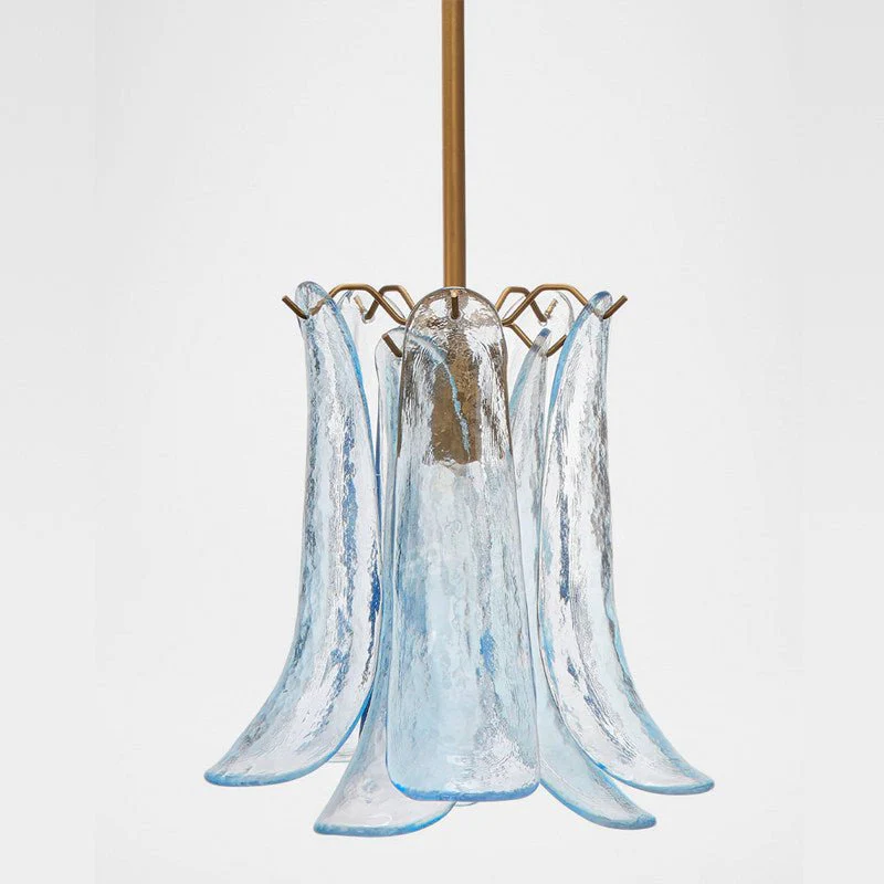Olive Petal Glass Pendant Lamp - Image 13