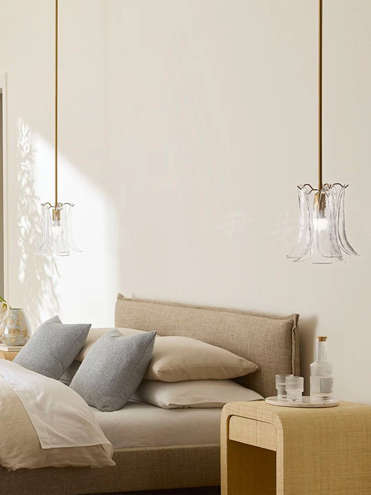 Olive Petal Glass Pendant Lamp - Image 14