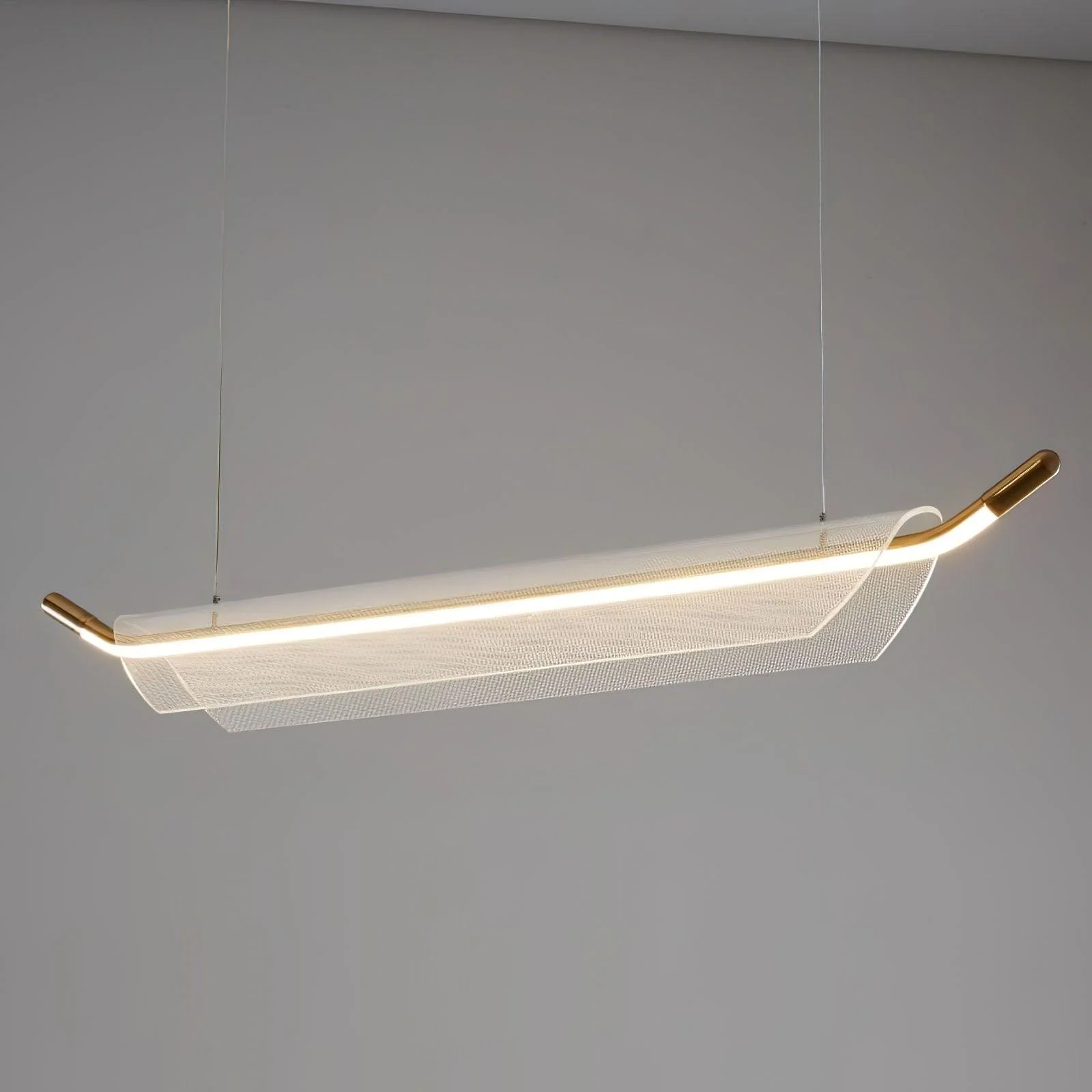 One Word Acrylic Pendant Light - Image 12