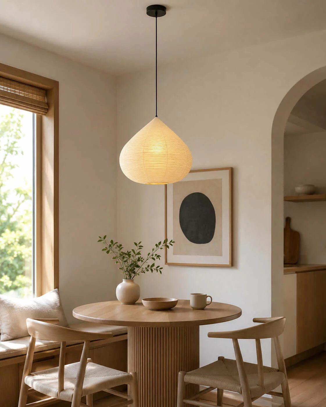 Onion Shape Paper Pendant Light - Image 17