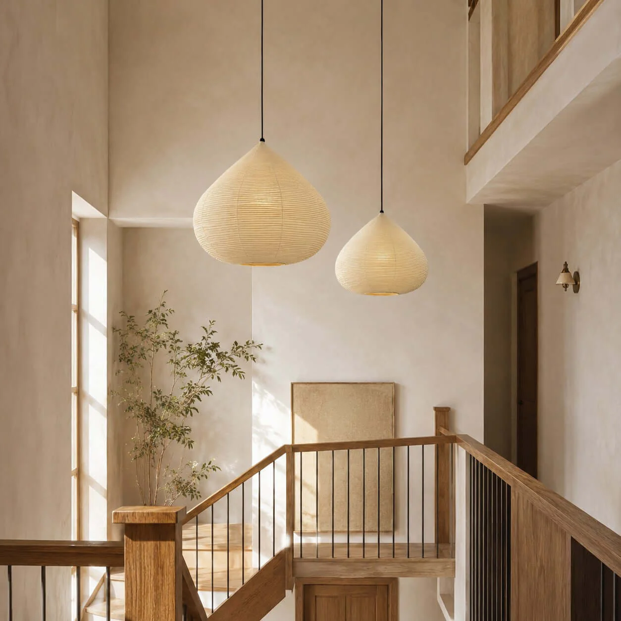 Onion Shape Paper Pendant Light - Image 5