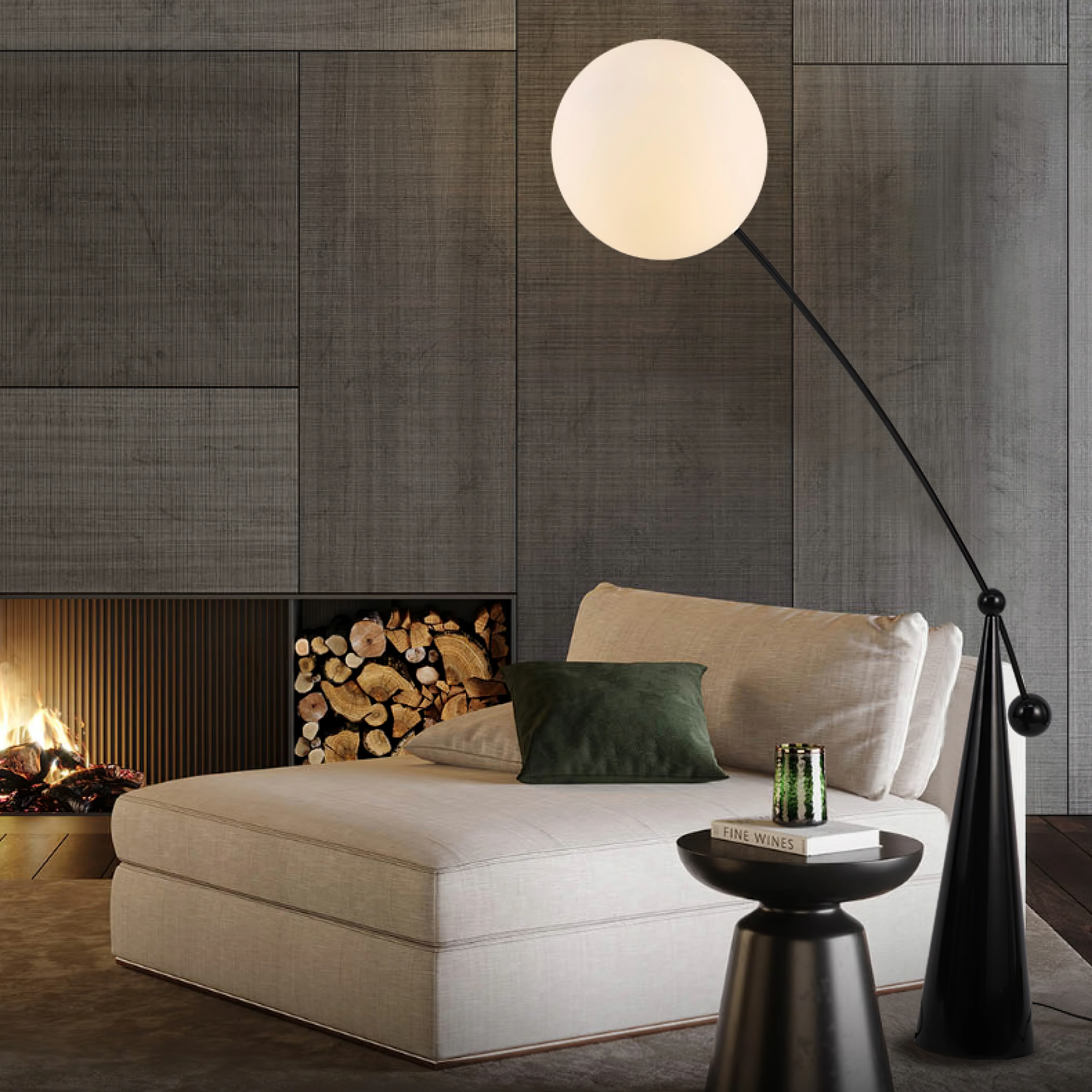 Opal Arc Floor Lamp - Image 67