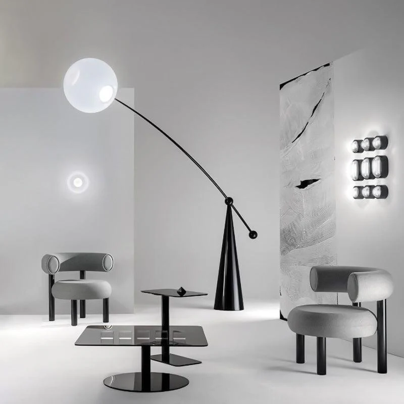 Opal Arc Floor Lamp - Image 8