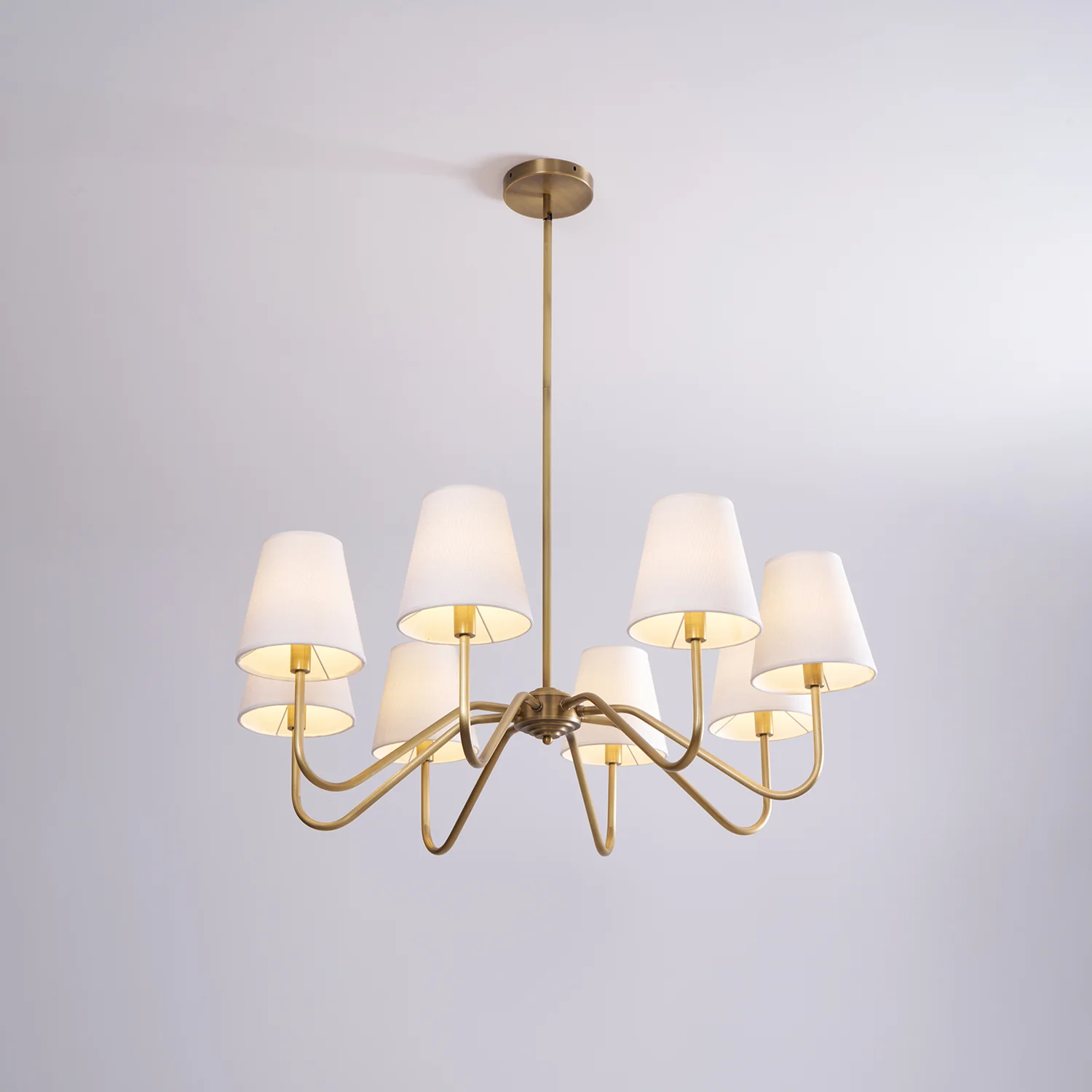 Opaluxe Brass Chandelier - Image 10