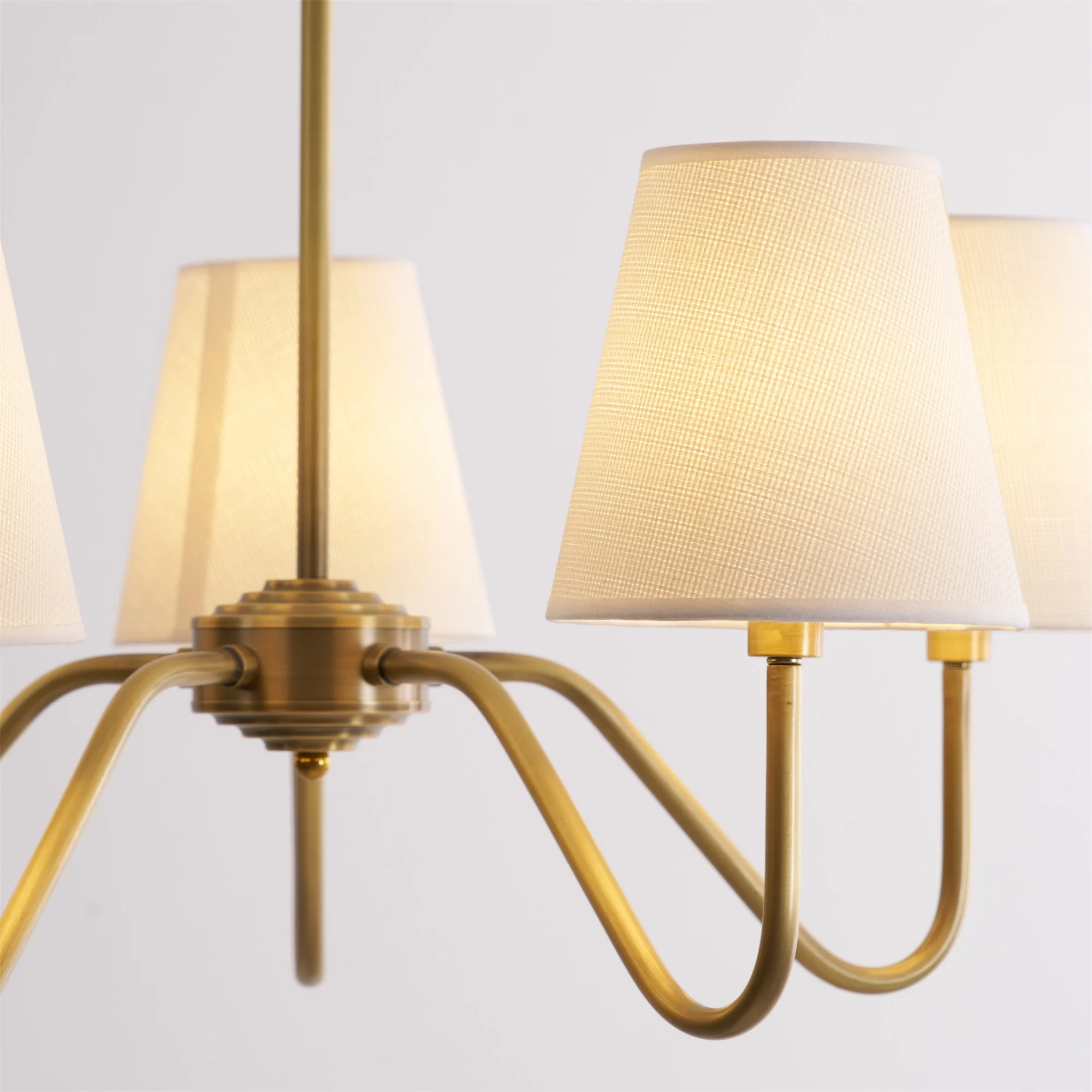 Opaluxe Brass Chandelier - Image 30