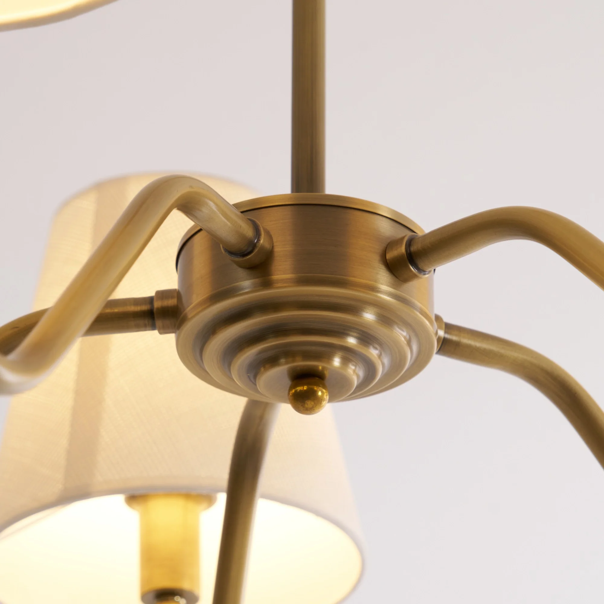 Opaluxe Brass Chandelier - Image 32