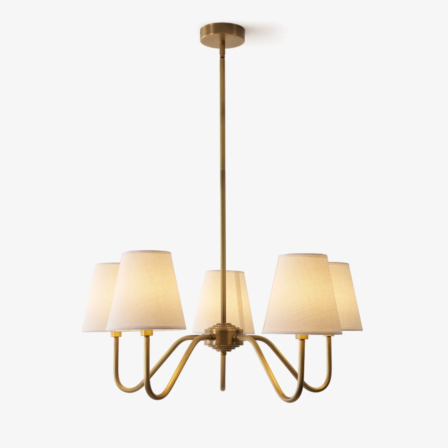 Opaluxe Brass Chandelier - Image 33
