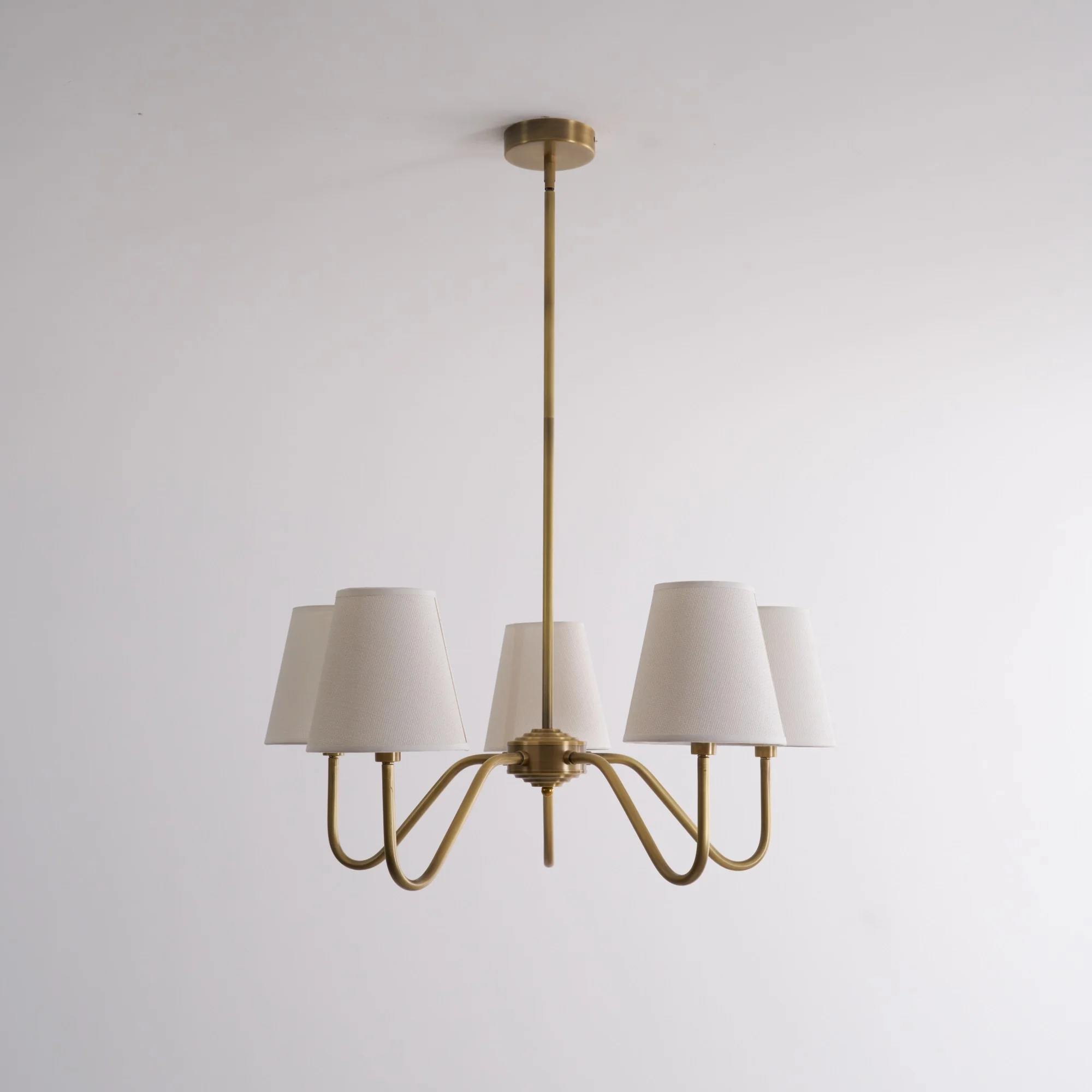 Opaluxe Brass Chandelier - Image 7
