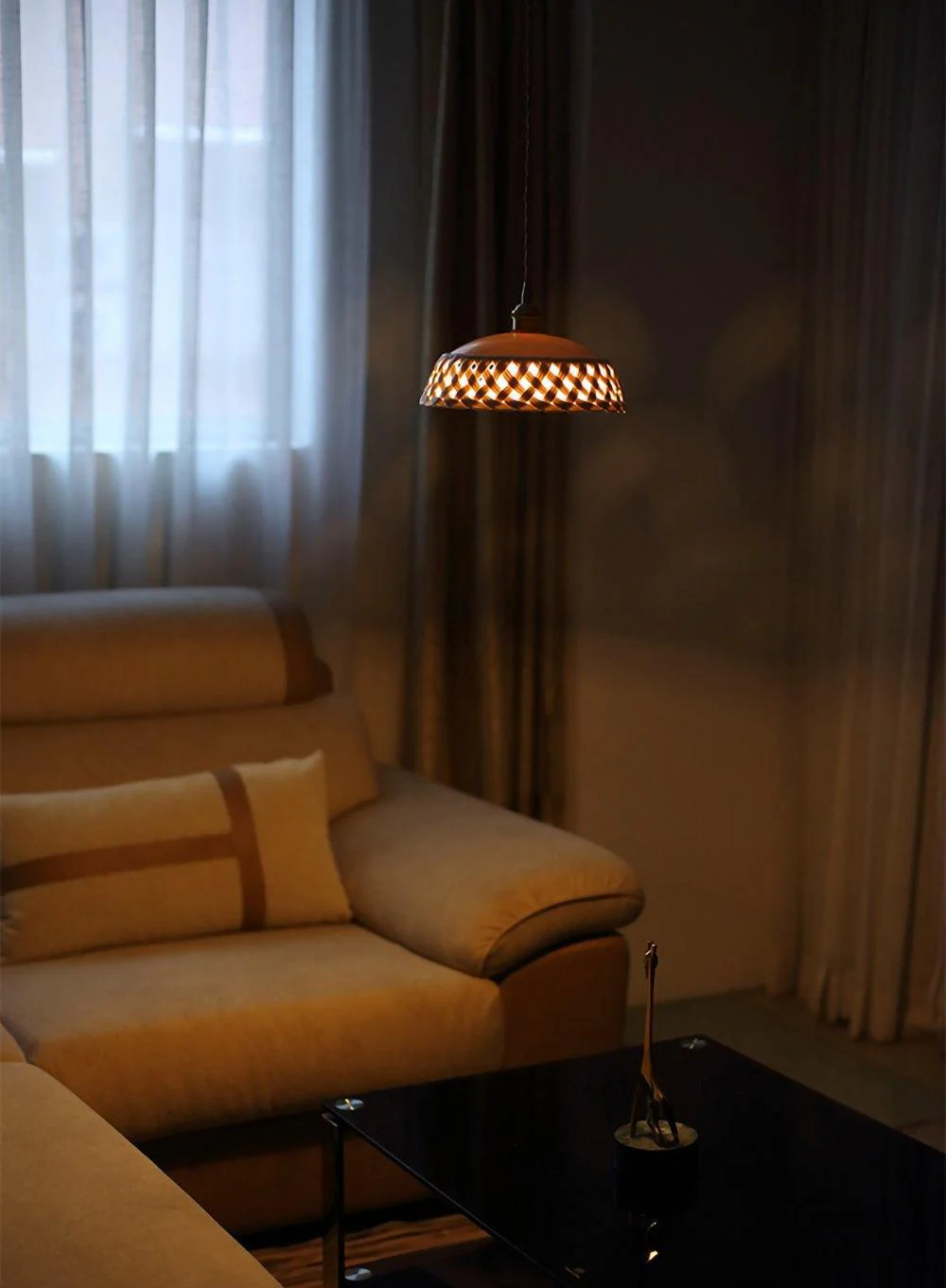 Openwork Ceramic Pendant Lamp - Image 18