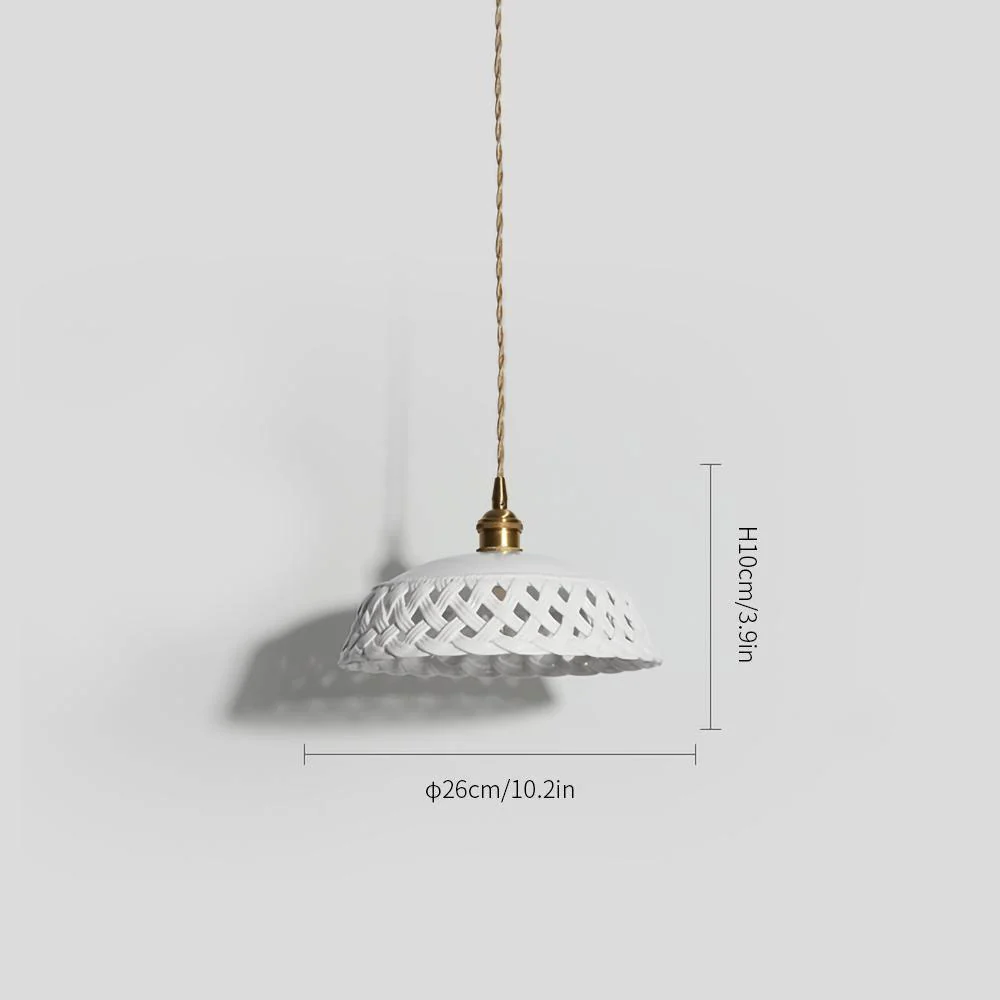 Openwork Ceramic Pendant Lamp - Image 23
