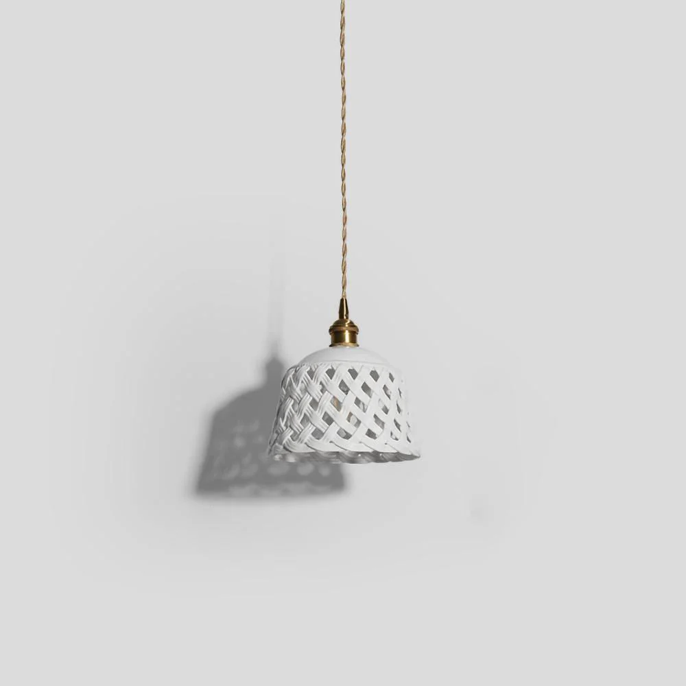 Openwork Ceramic Pendant Lamp - Image 25