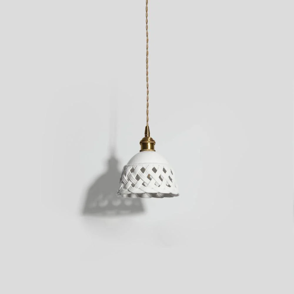 Openwork Ceramic Pendant Lamp - Image 26