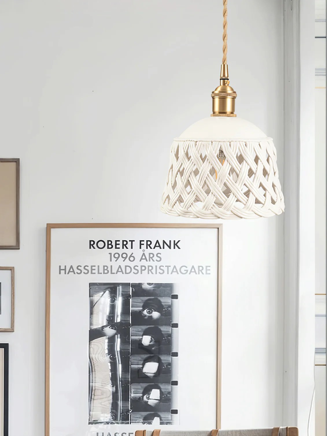 Openwork Ceramic Pendant Lamp - Image 30