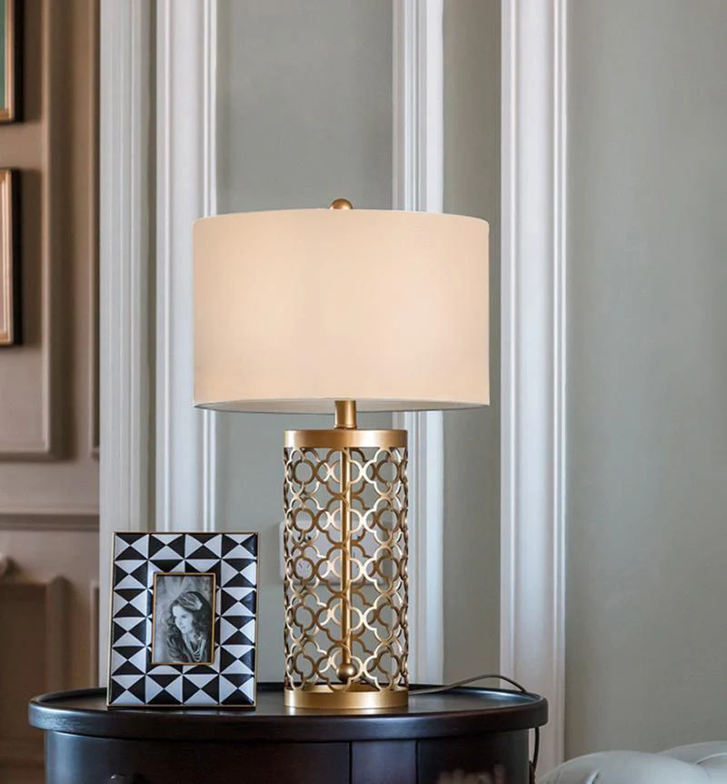 Openwork Metal Table Lamp - Image 15
