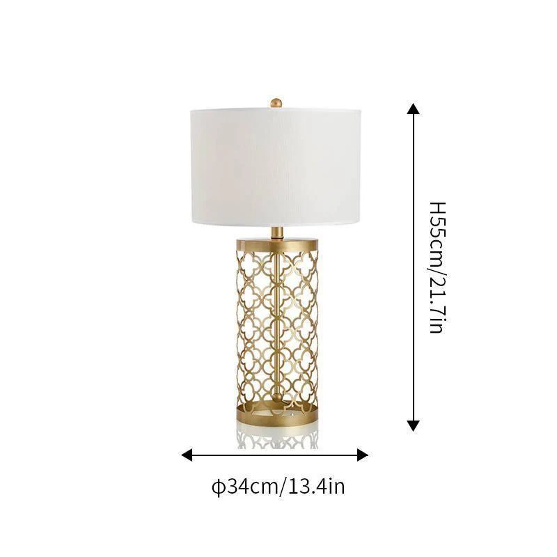 Openwork Metal Table Lamp - Image 29