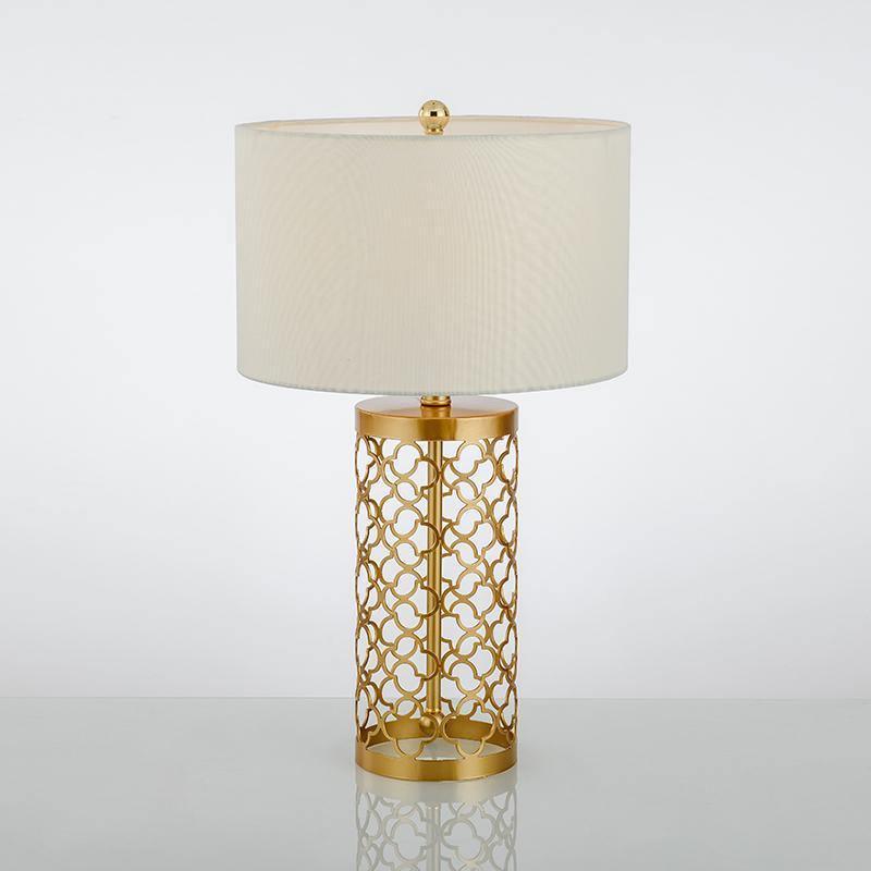 Openwork Metal Table Lamp - Image 7