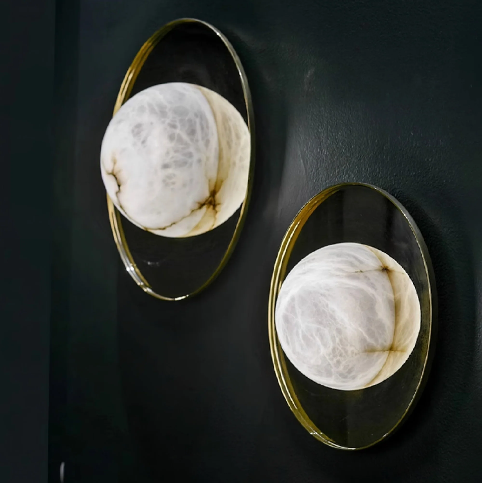 Ophela Alabaster Sconce - Image 3
