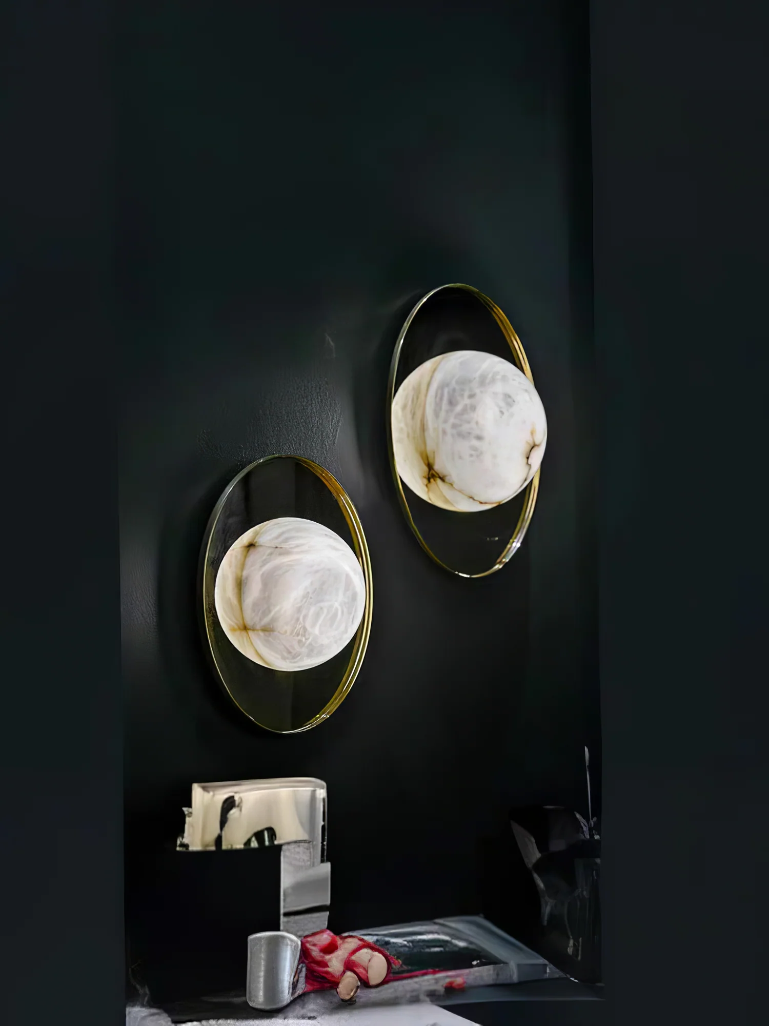 Ophela Alabaster Sconce - Image 8