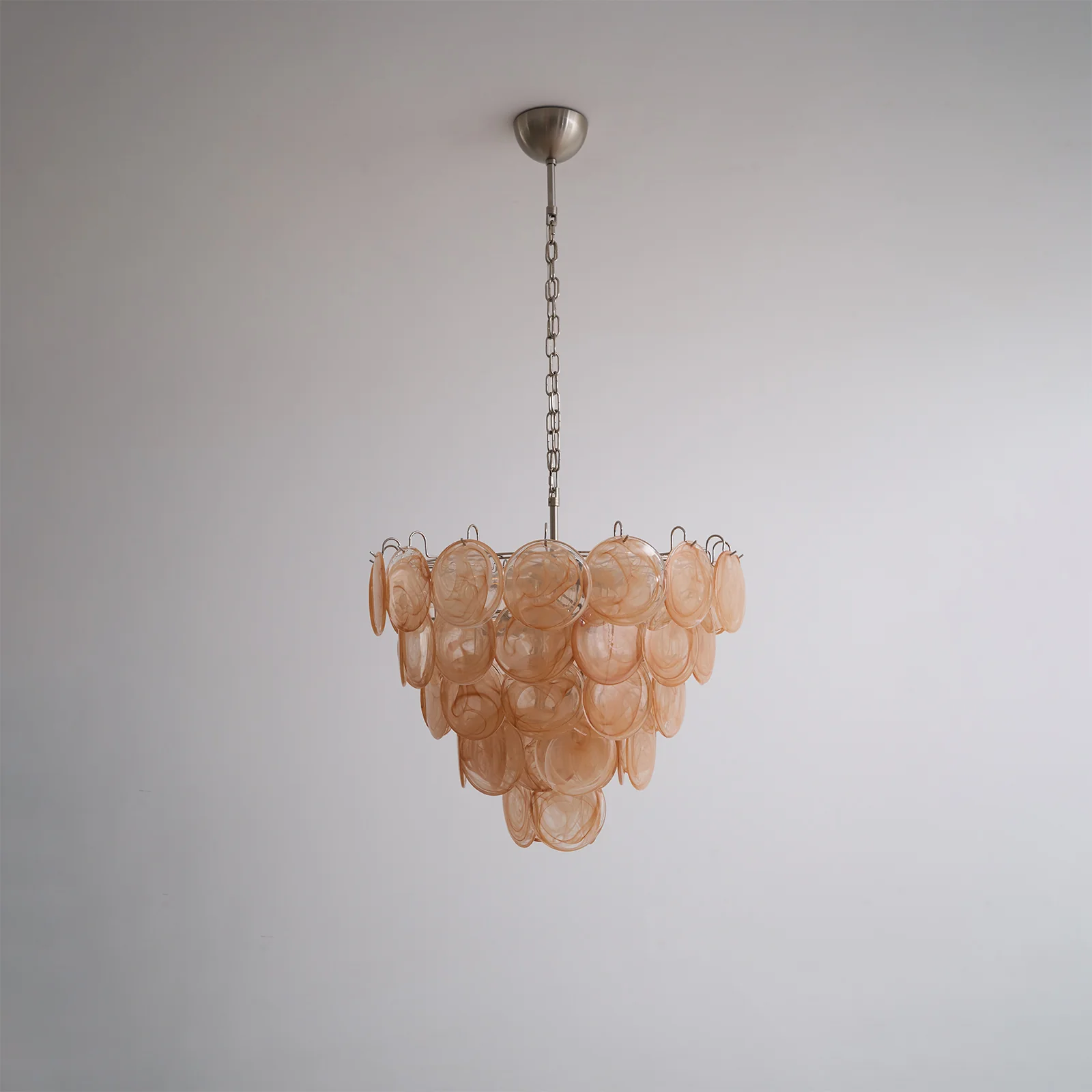 Orange Murano Disc Chandelier - Image 24
