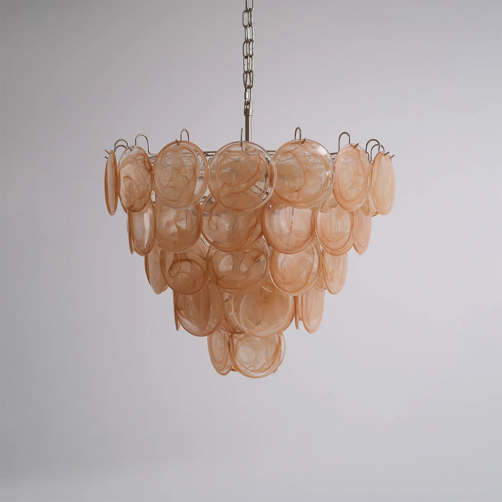 Orange Murano Disc Chandelier - Image 27