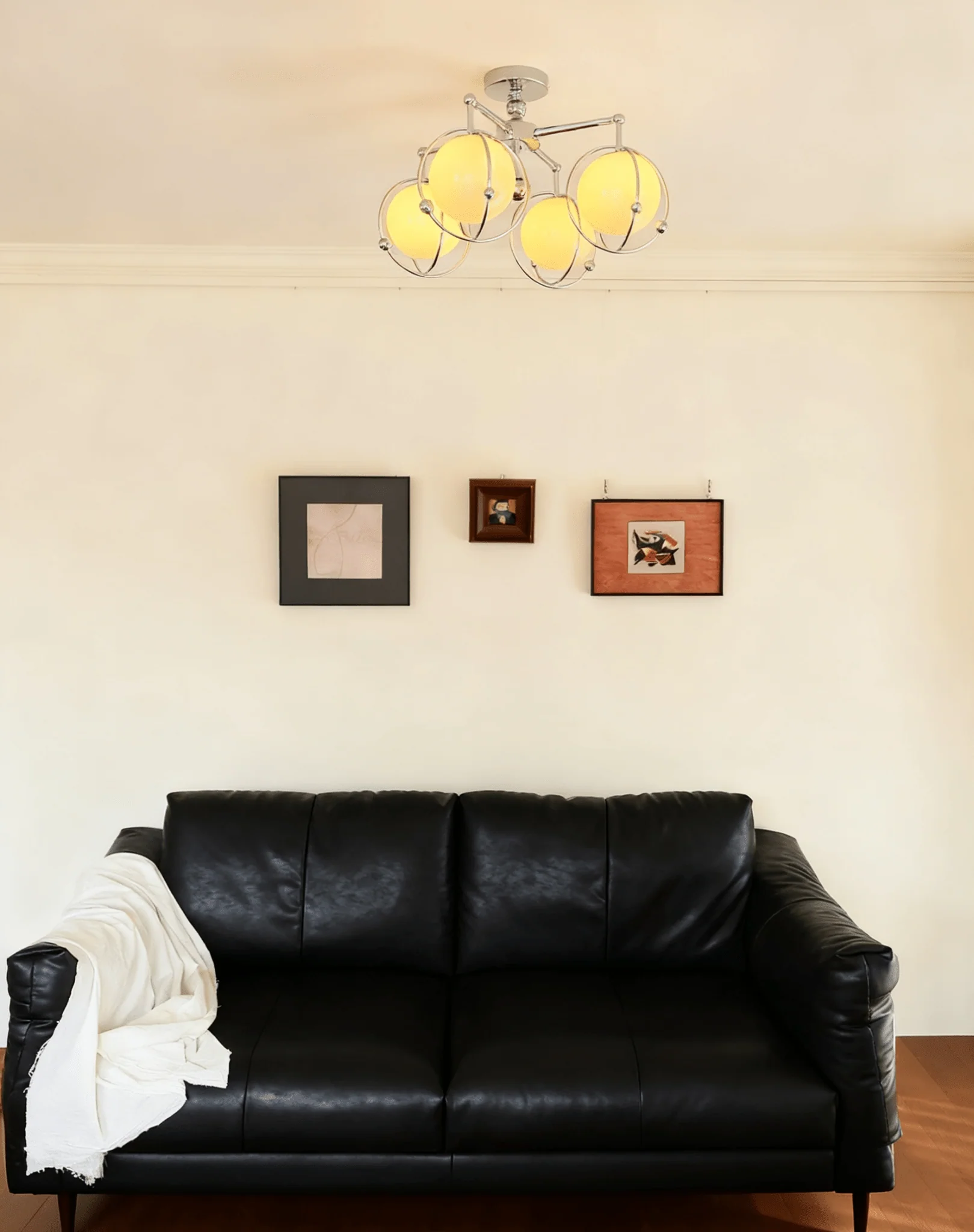 Orb Cage Semi Ceiling Lamp - Image 3