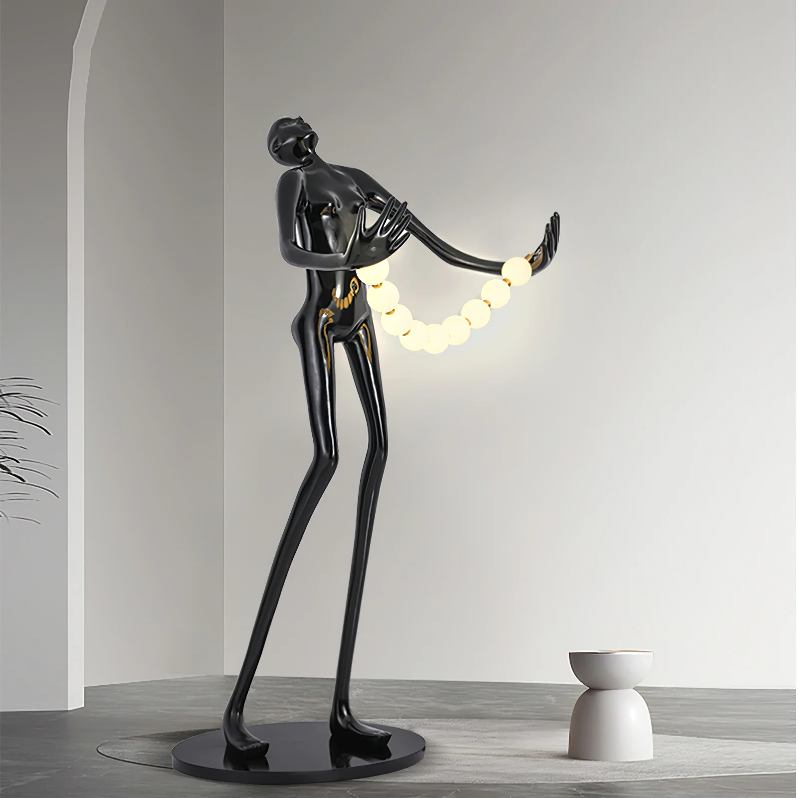 Orb Juggler Sculpture Floor Lamp - Image 2