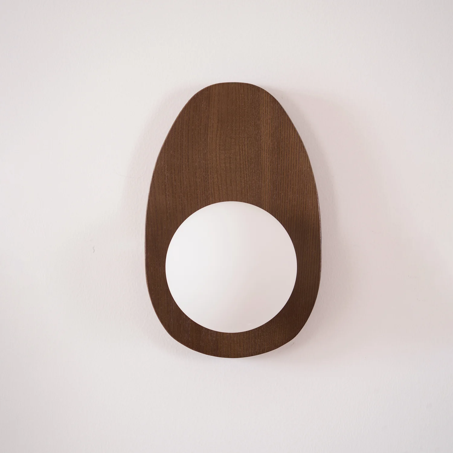 Orba Walnut Plug-in Wall Lamp - Image 10