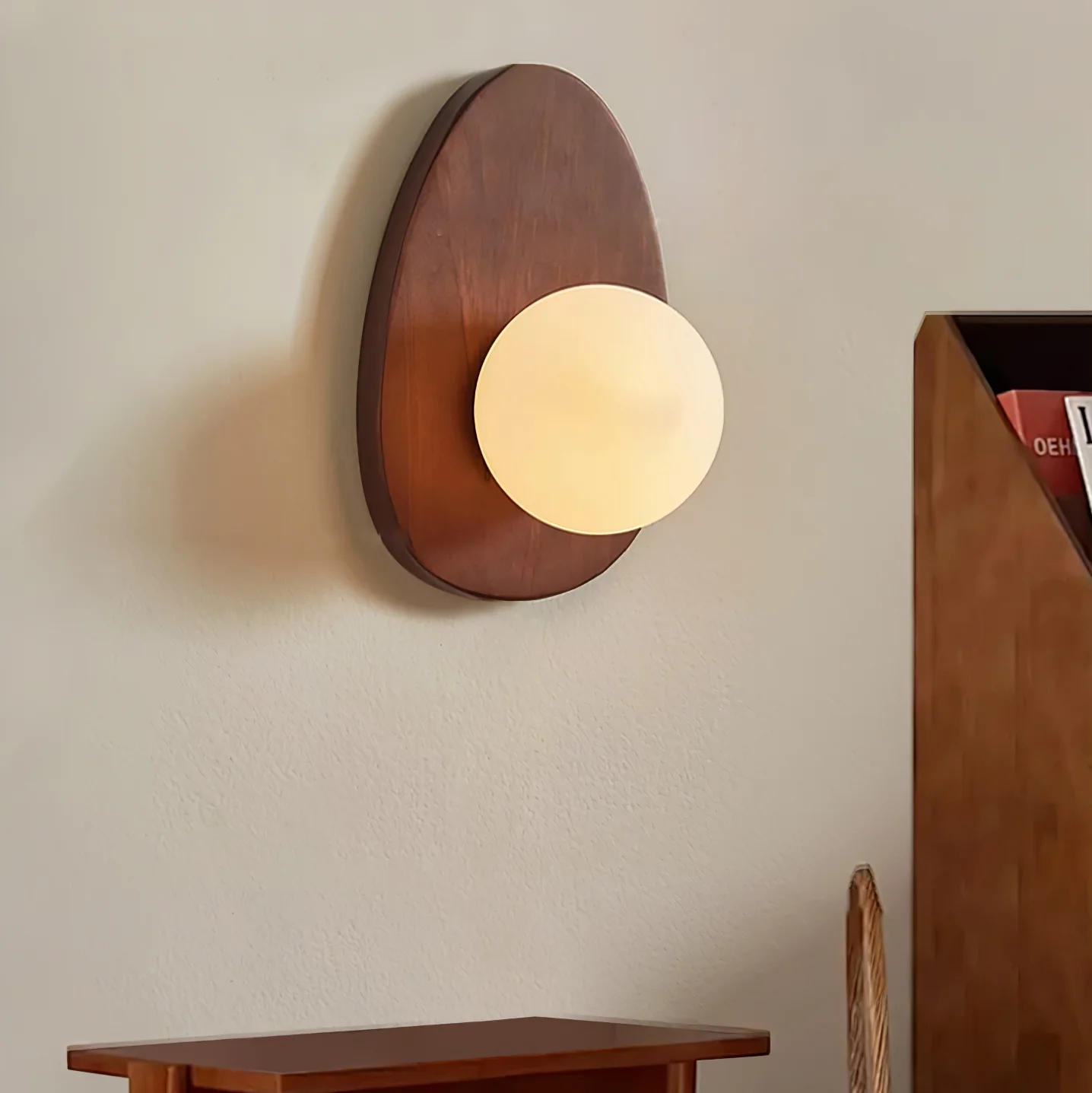 Orba Walnut Wall Lamp - Image 13